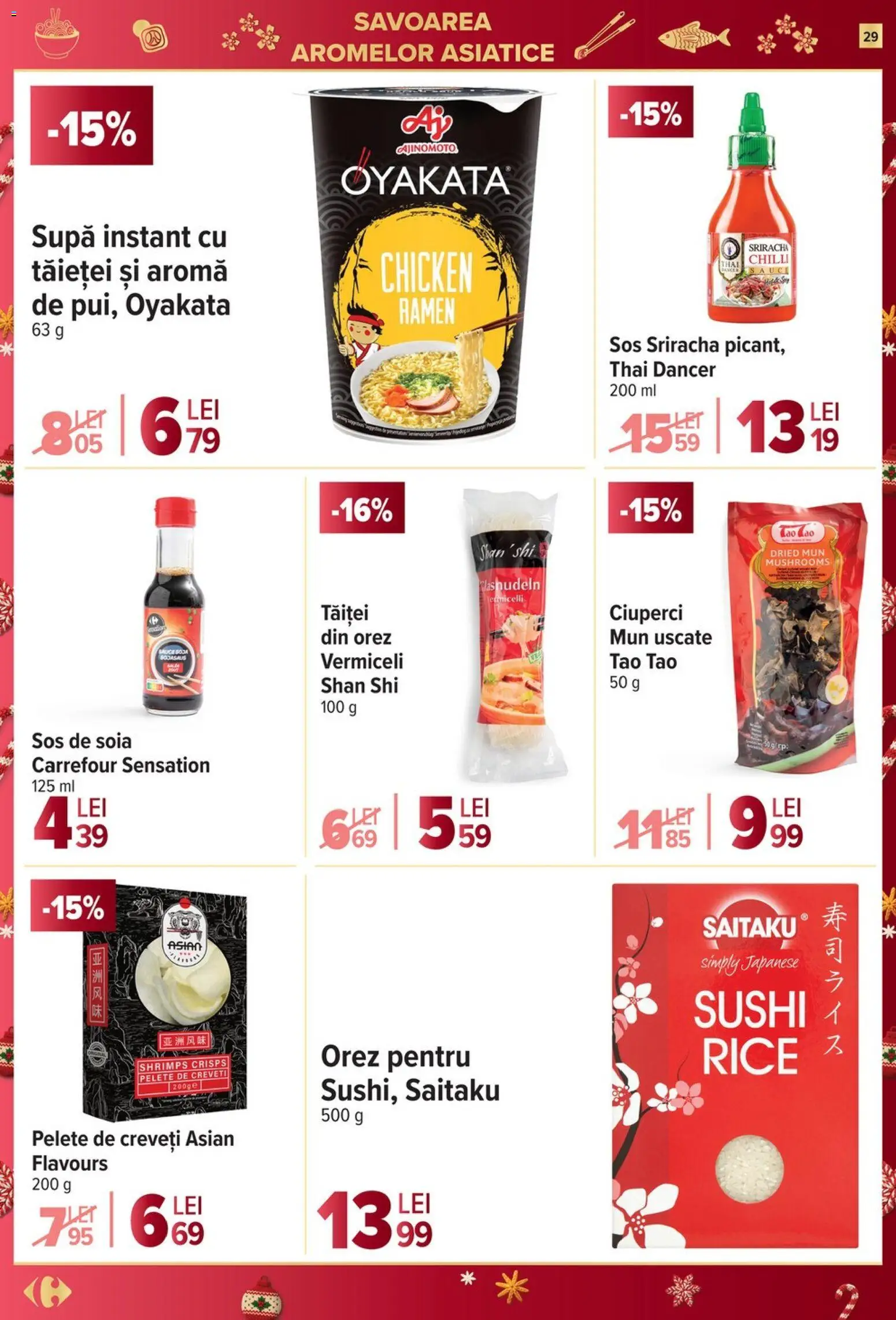Catalog Carrefour 26 Noiembrie - 1 Decembrie 2025 | Pagina 29 | Produse: Chilli, Sushi, Ciuperci, Sos