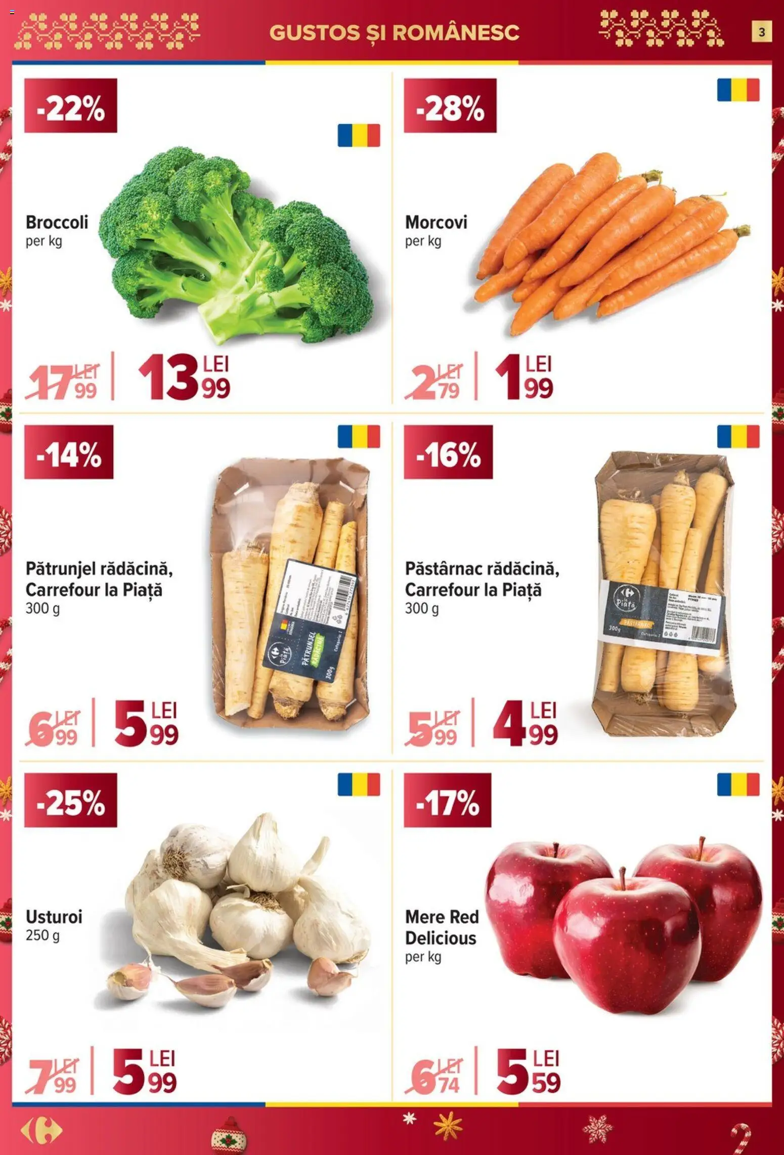 Catalog Carrefour 26 Noiembrie - 1 Decembrie 2025 | Pagina 3 | Produse: Pătrunjel, Press Kemik, Mere, Morcovi