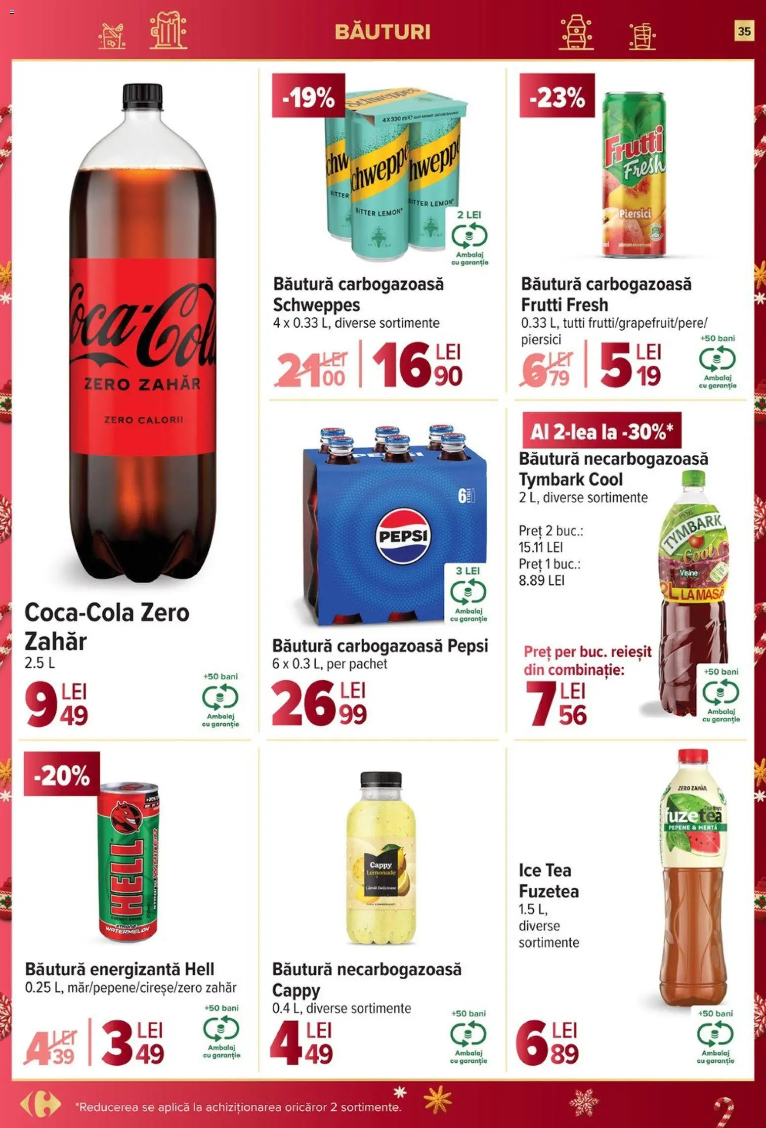 Catalog Carrefour 26 Noiembrie - 1 Decembrie 2025 | Pagina 35 | Produse: Băutură energizantă, Ice tea, Zahăr