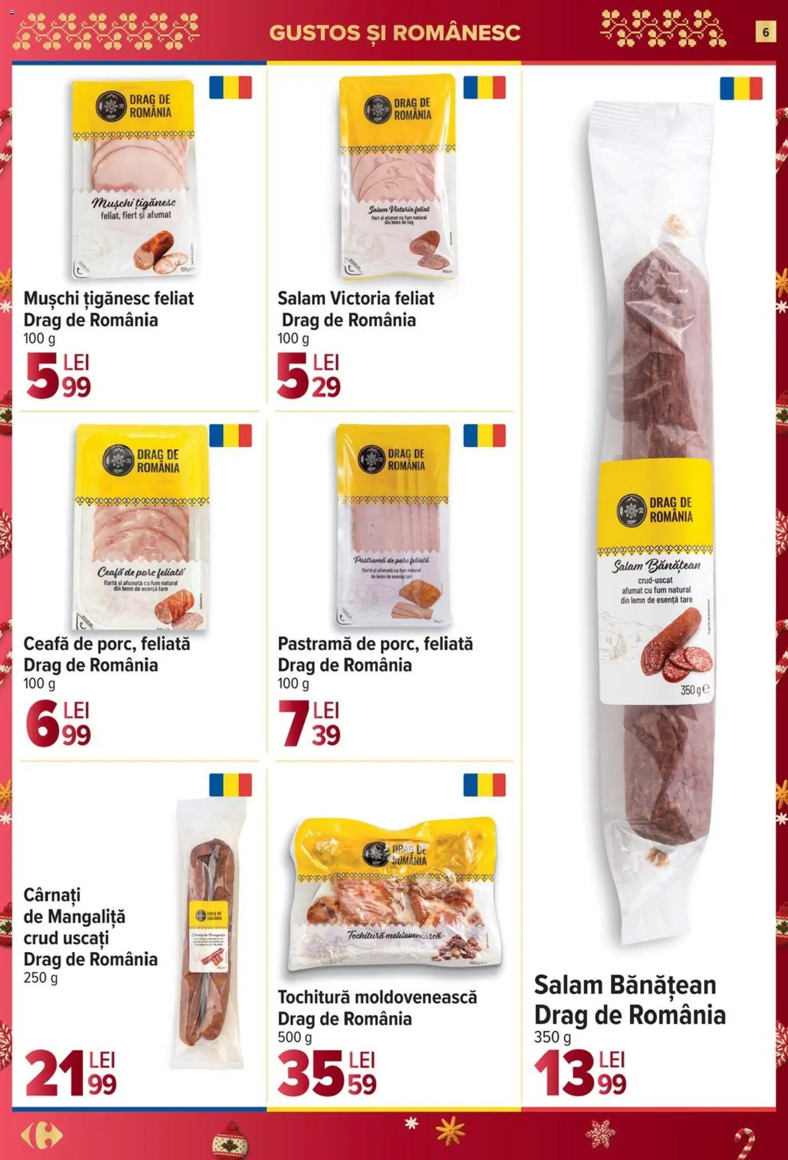 Catalog Carrefour 26 Noiembrie - 1 Decembrie 2025 | Pagina 6 | Produse: Șort, Salam, Cârnați
