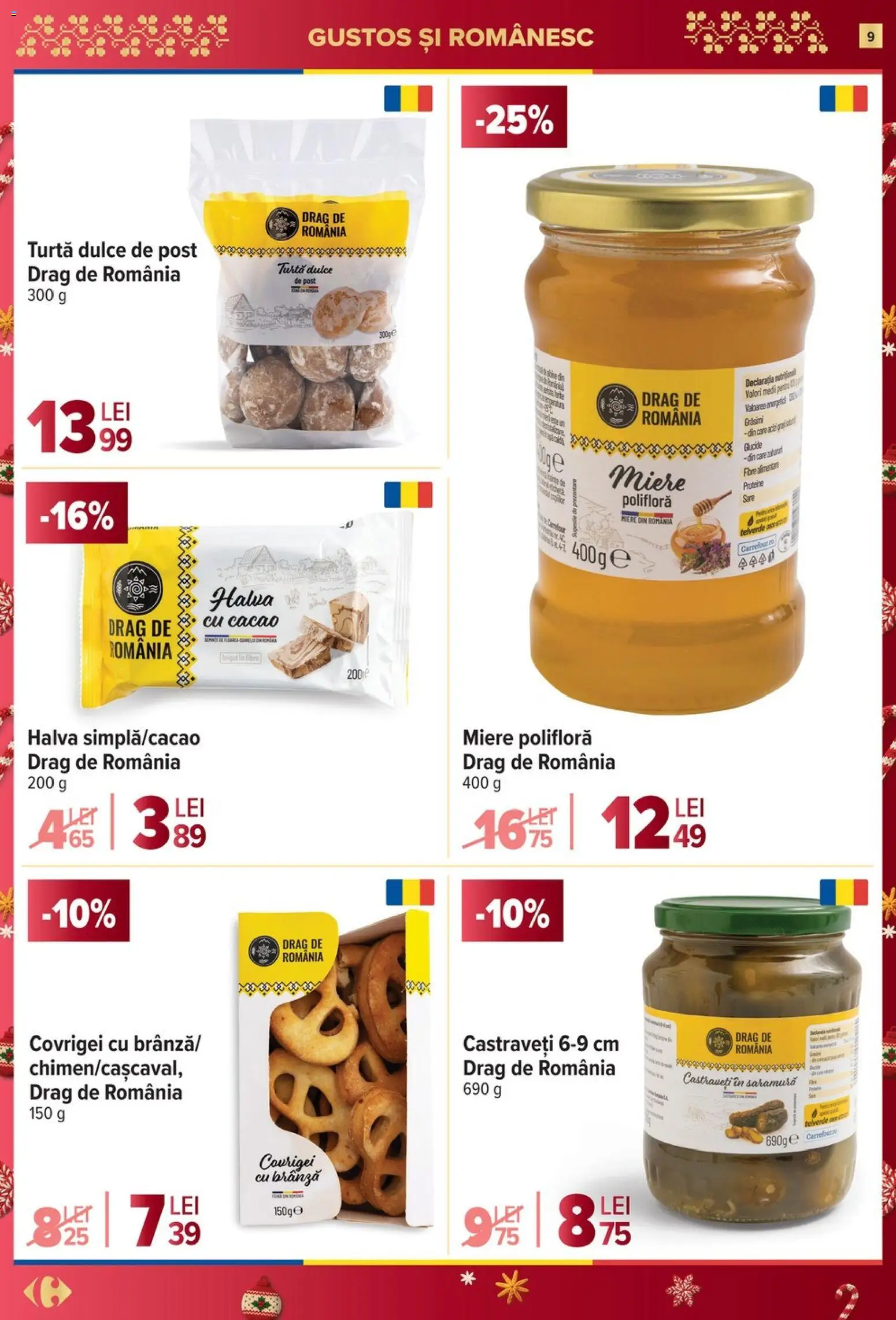 Catalog Carrefour 26 Noiembrie - 1 Decembrie 2025 | Pagina 9 | Produse: Masaüstü kılıfı, Covrigei, Brânză, Castraveți