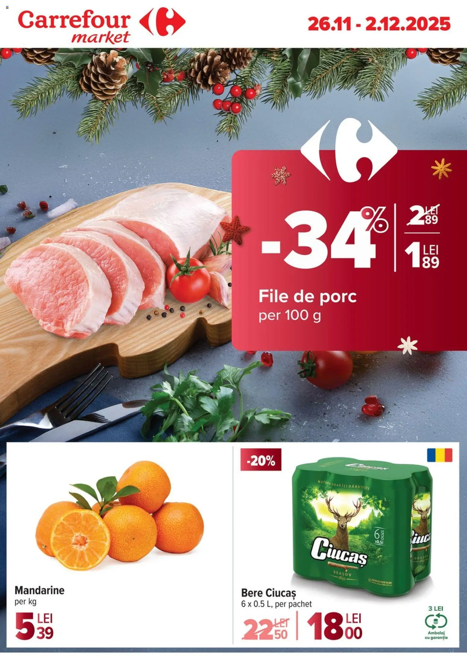 Catalog Carrefour 26 Noiembrie - 1 Decembrie 2025 | Pagina 1