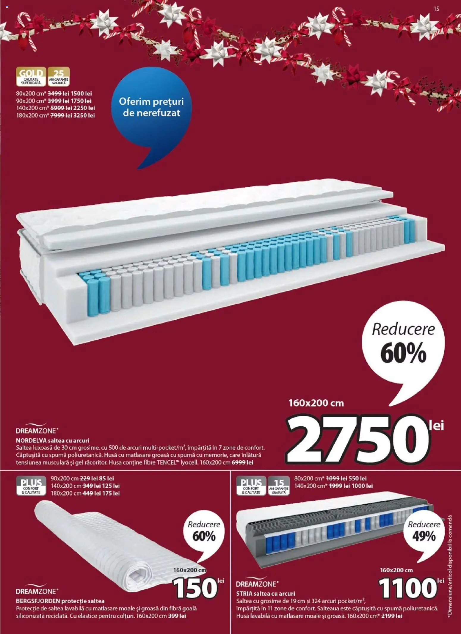 Catalog JYSK 25 Noiembrie - 23 Decembrie 2025 | Pagina 15 | Produse: Saltea, Türk kahvesi öğütme değirmeni