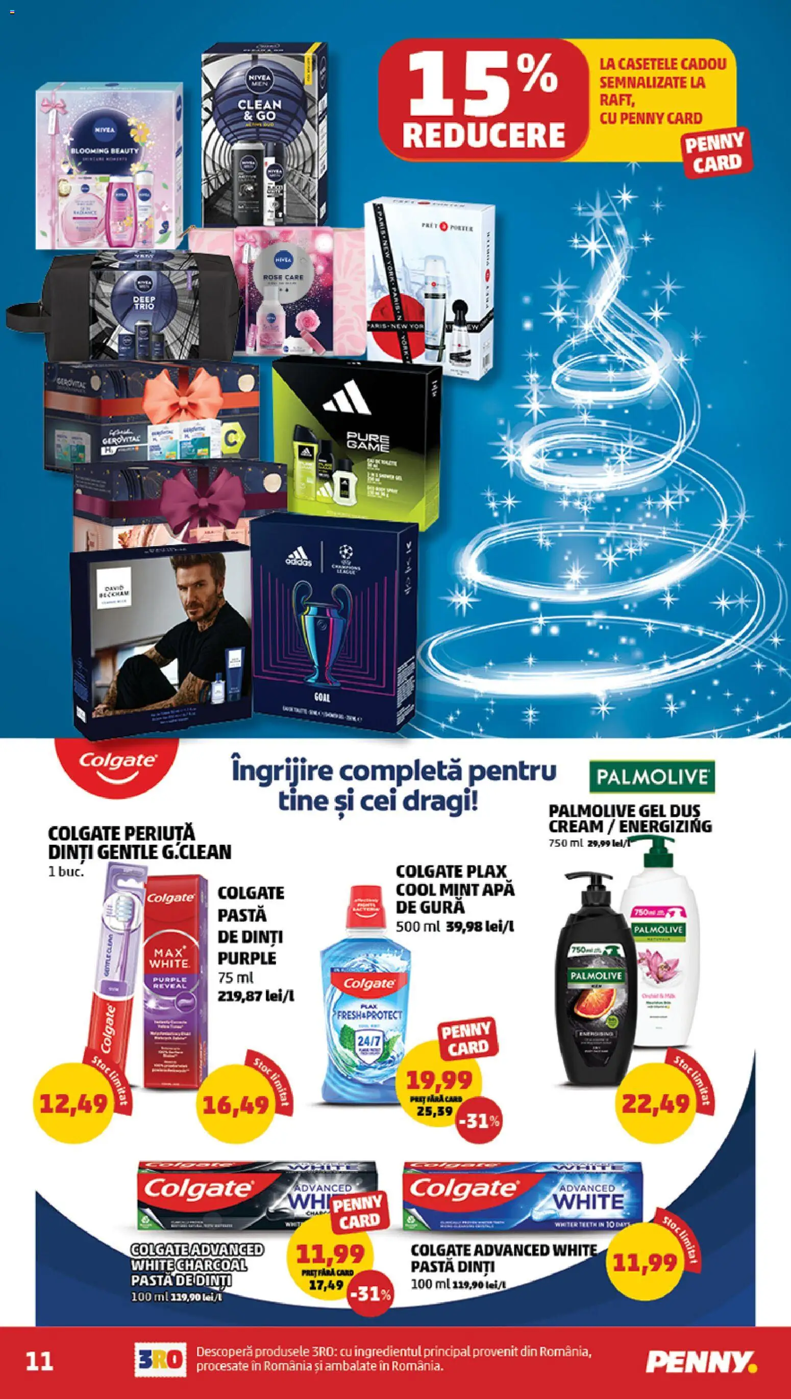 Catalog PENNY Market 26 Noiembrie - 1 Decembrie 2025 | Pagina 11 | Produse: Duș, Pastă de dinți, Apă de gură, Apă