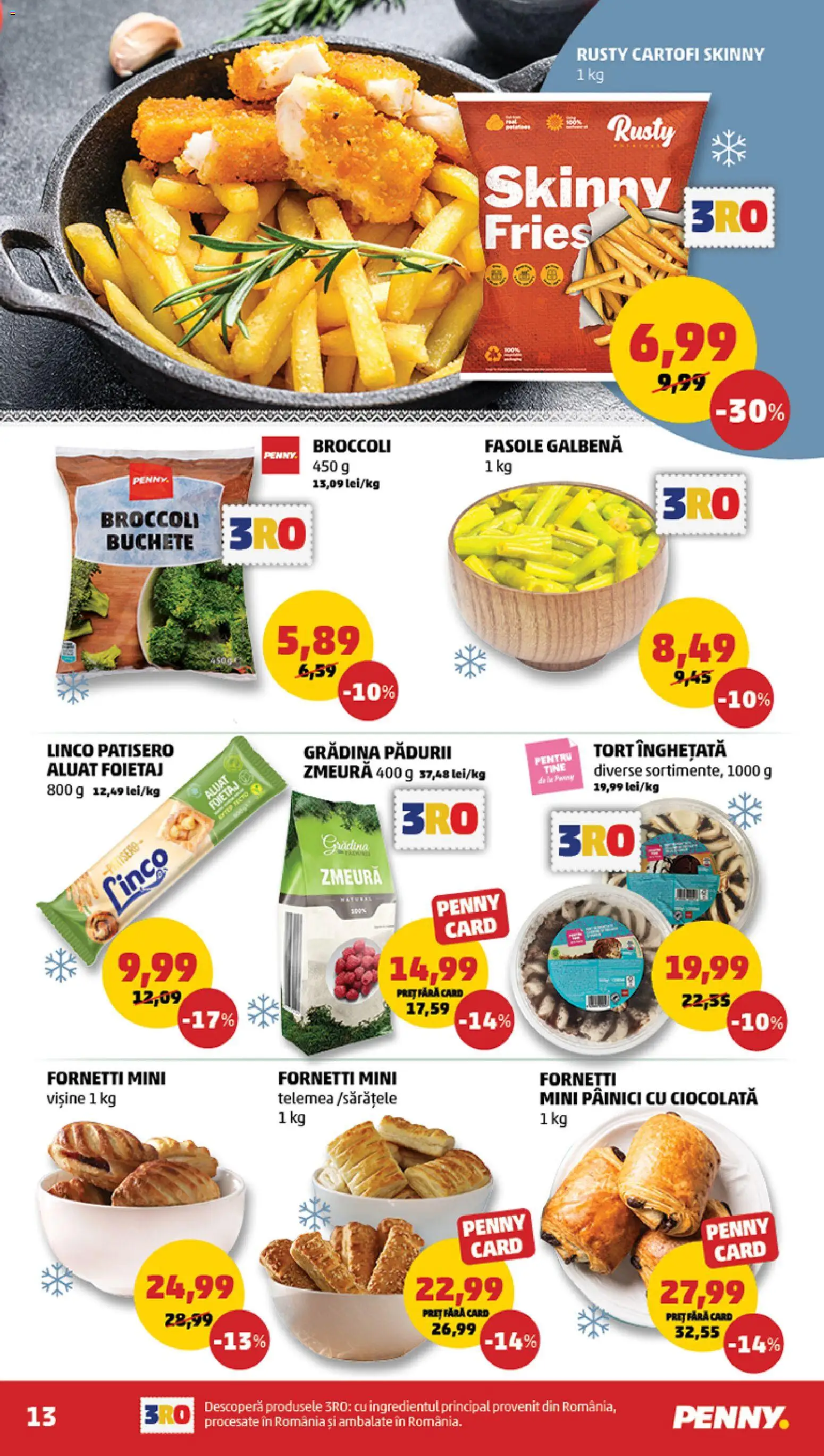Catalog PENNY Market 26 Noiembrie - 1 Decembrie 2025 | Pagina 13 | Produse: Foietaj, Tort, Înghețată, Cartofi