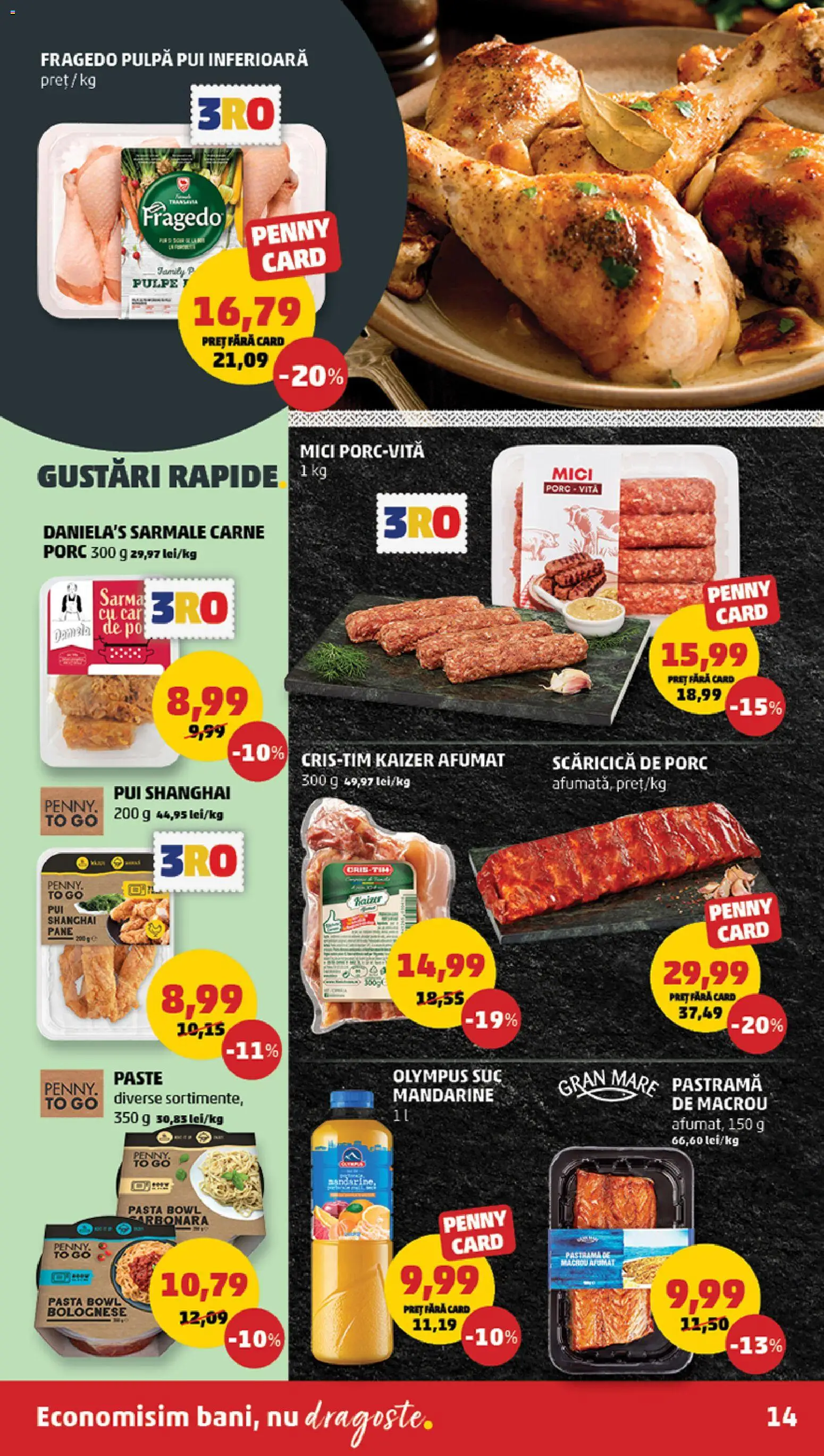 Catalog PENNY Market 26 Noiembrie - 1 Decembrie 2025 | Pagina 14 | Produse: Mici, Bacon, Suc, Mandarine