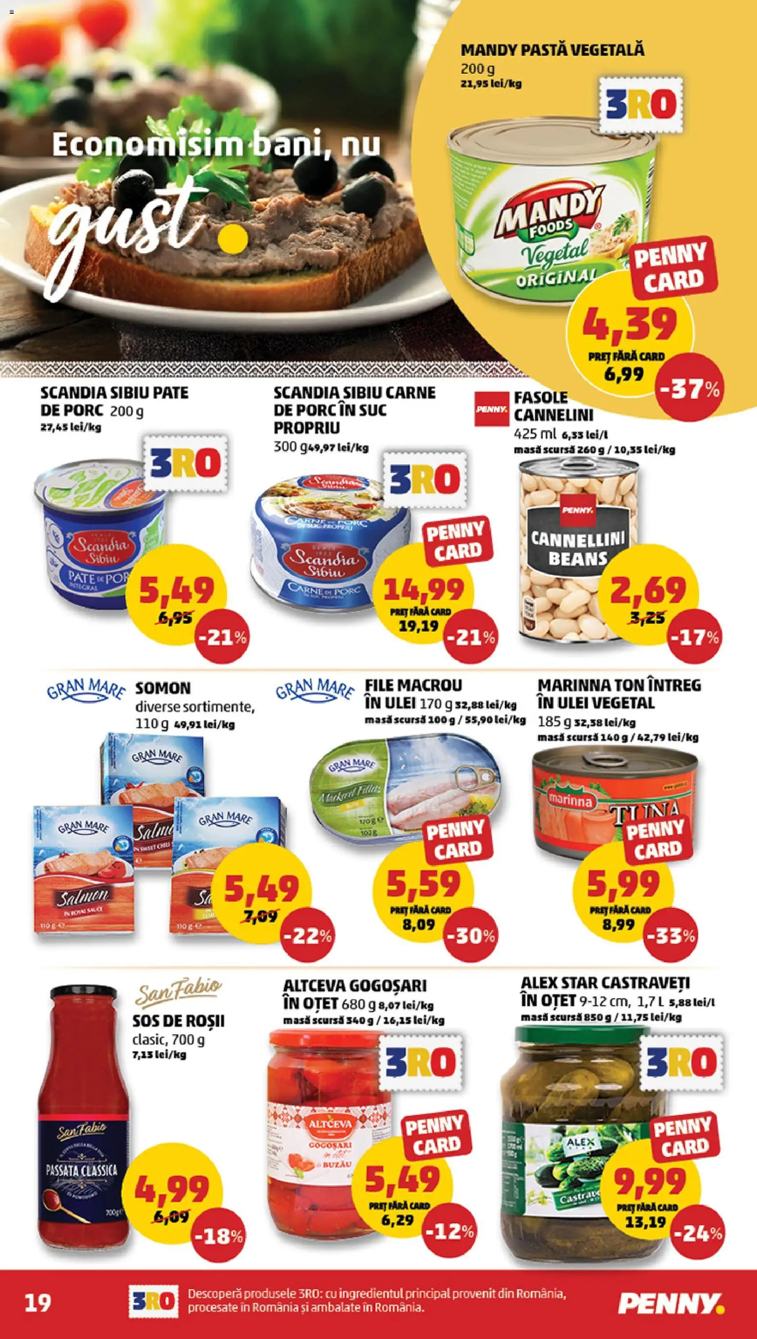 Catalog PENNY Market 26 Noiembrie - 1 Decembrie 2025 | Pagina 19 | Produse: Masă, Pate, Suc, Sos