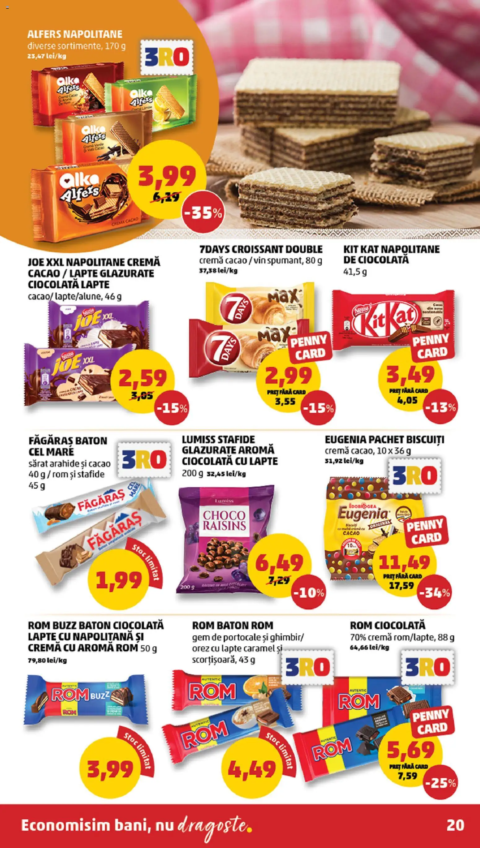 Catalog PENNY Market 26 Noiembrie - 1 Decembrie 2025 | Pagina 20 | Produse: Lapte, Orez, Cacao, Biscuiți