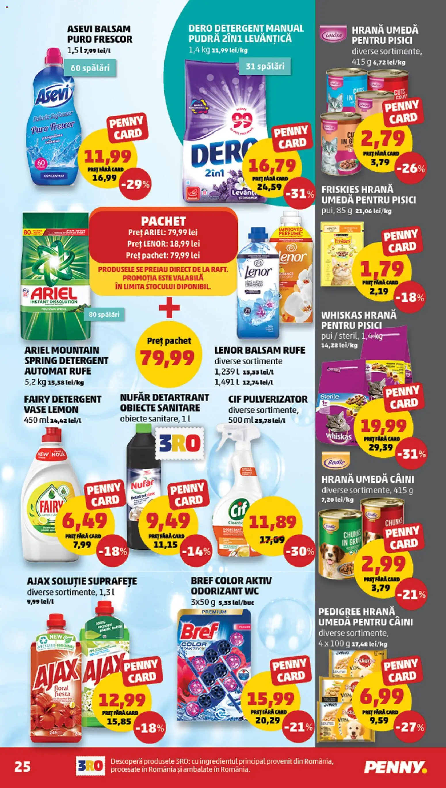 Catalog PENNY Market 26 Noiembrie - 1 Decembrie 2025 | Pagina 25 | Produse: Kedi Ödül Oyuncakları, Hrană pentru pisici, Hacıyatmaz Kedi Oyuncağı, Balsam