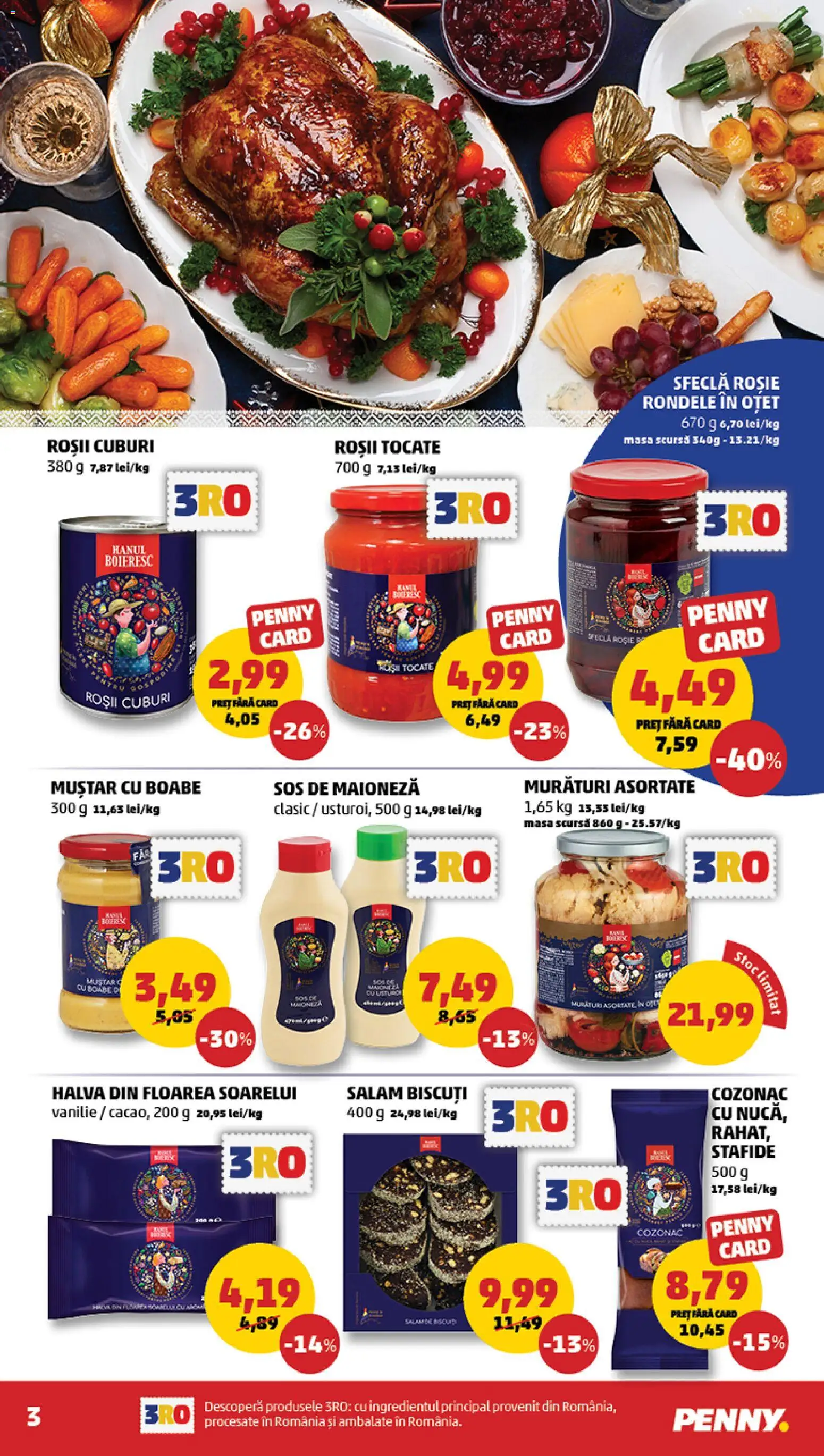 Catalog PENNY Market 26 Noiembrie - 1 Decembrie 2025 | Pagina 3 | Produse: Salam, Muștar, Maioneză, Sfeclă