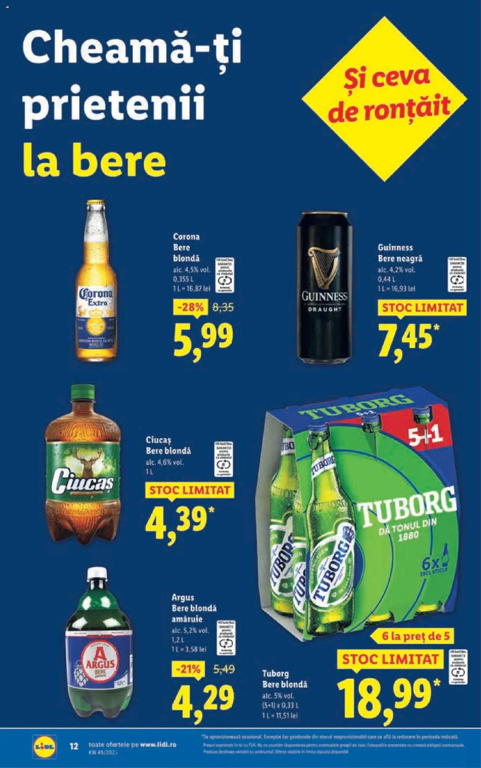 Catalog LIDL 1 - 6 Decembrie 2025 | Pagina 12 | Produse: Bere