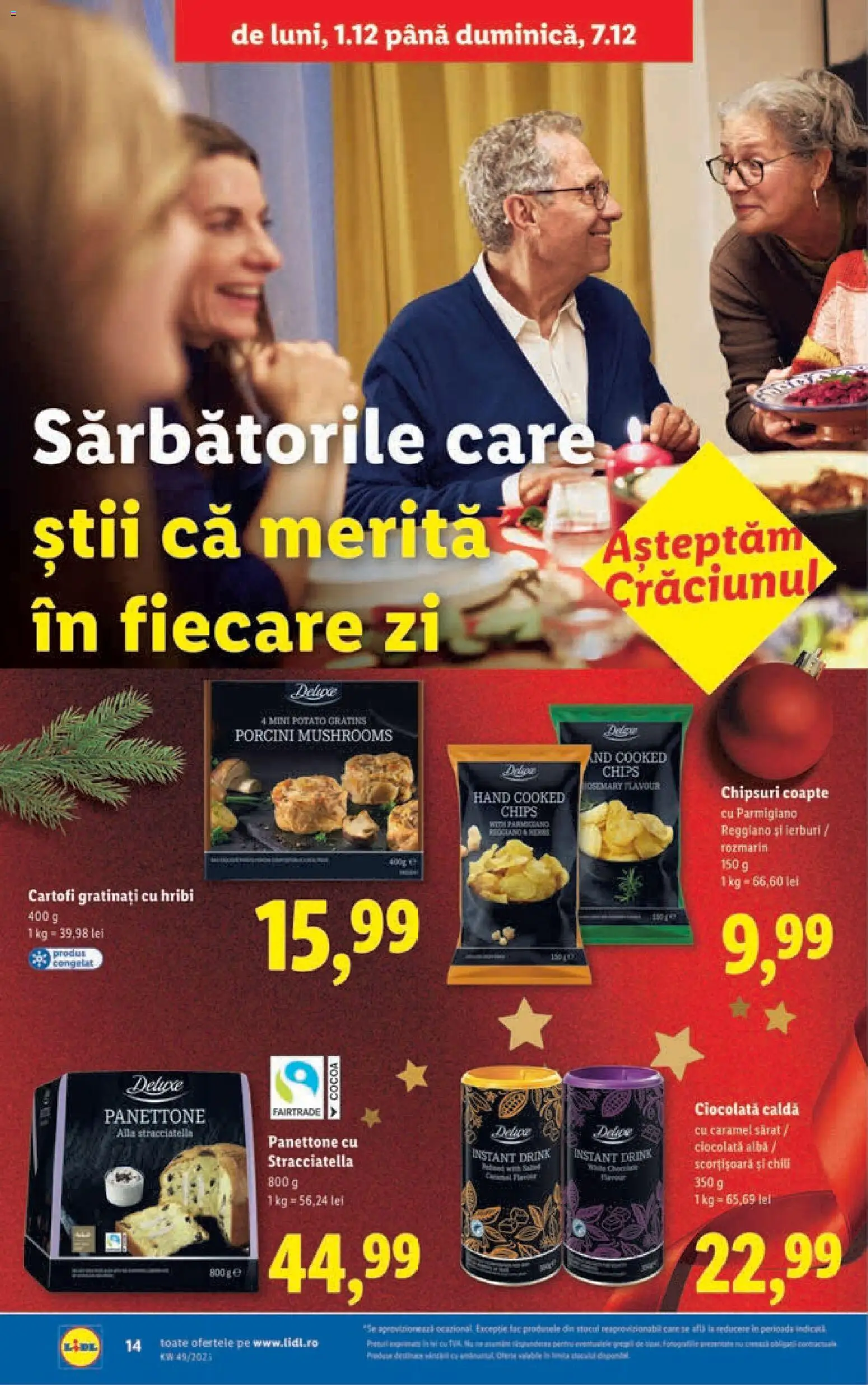 Catalog LIDL 1 - 6 Decembrie 2025 | Pagina 14 | Produse: Ciocolată, Chipsuri, Cartofi