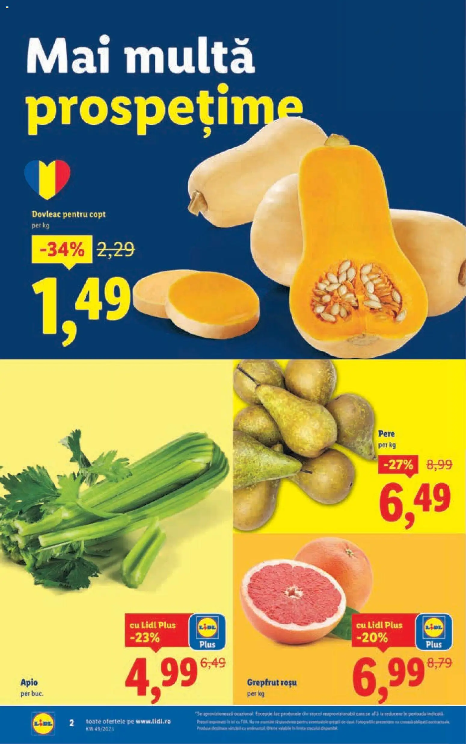 Catalog LIDL 1 - 6 Decembrie 2025 | Pagina 2 | Produse: Dovleac, Grepfrut