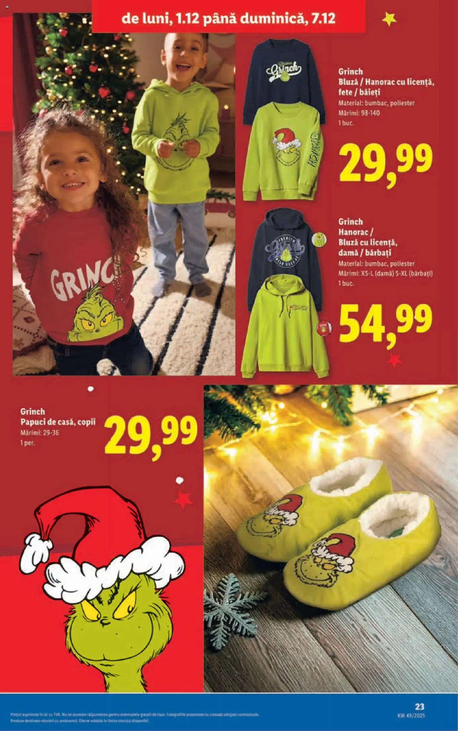 Catalog LIDL 1 - 6 Decembrie 2025 | Pagina 23 | Produse: Bluză, Keşe, Papuci