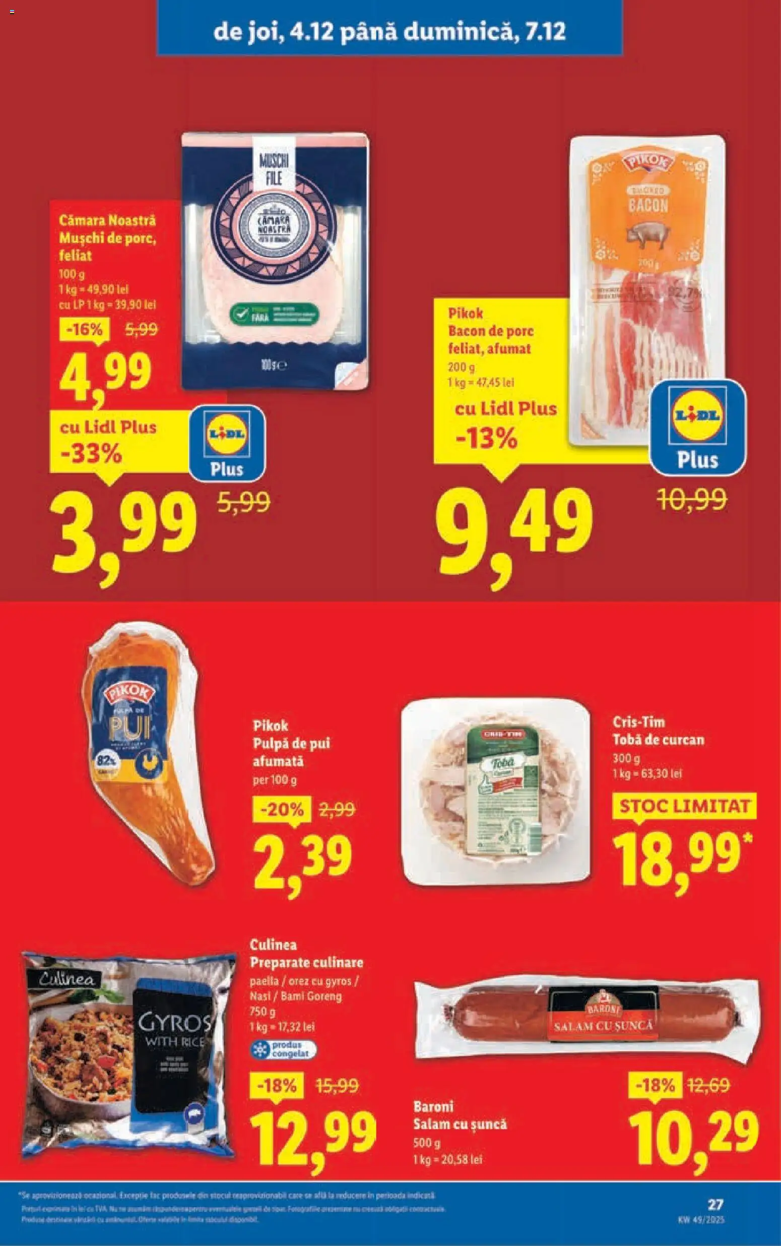 Catalog LIDL 1 - 6 Decembrie 2025 | Pagina 27 | Produse: Șal, Hacıyatmaz Kedi Oyuncağı, Salam, Șuncă