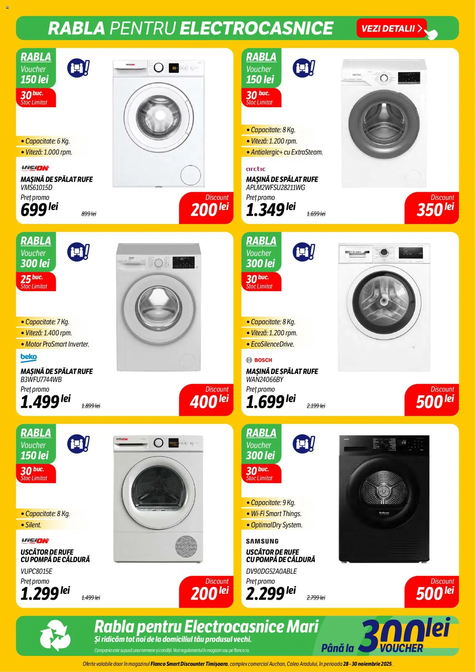 Catalog Flanco 28 - 29 Noiembrie 2025 | Pagina 4 | Produse: Mașină De Spălat, Uscător