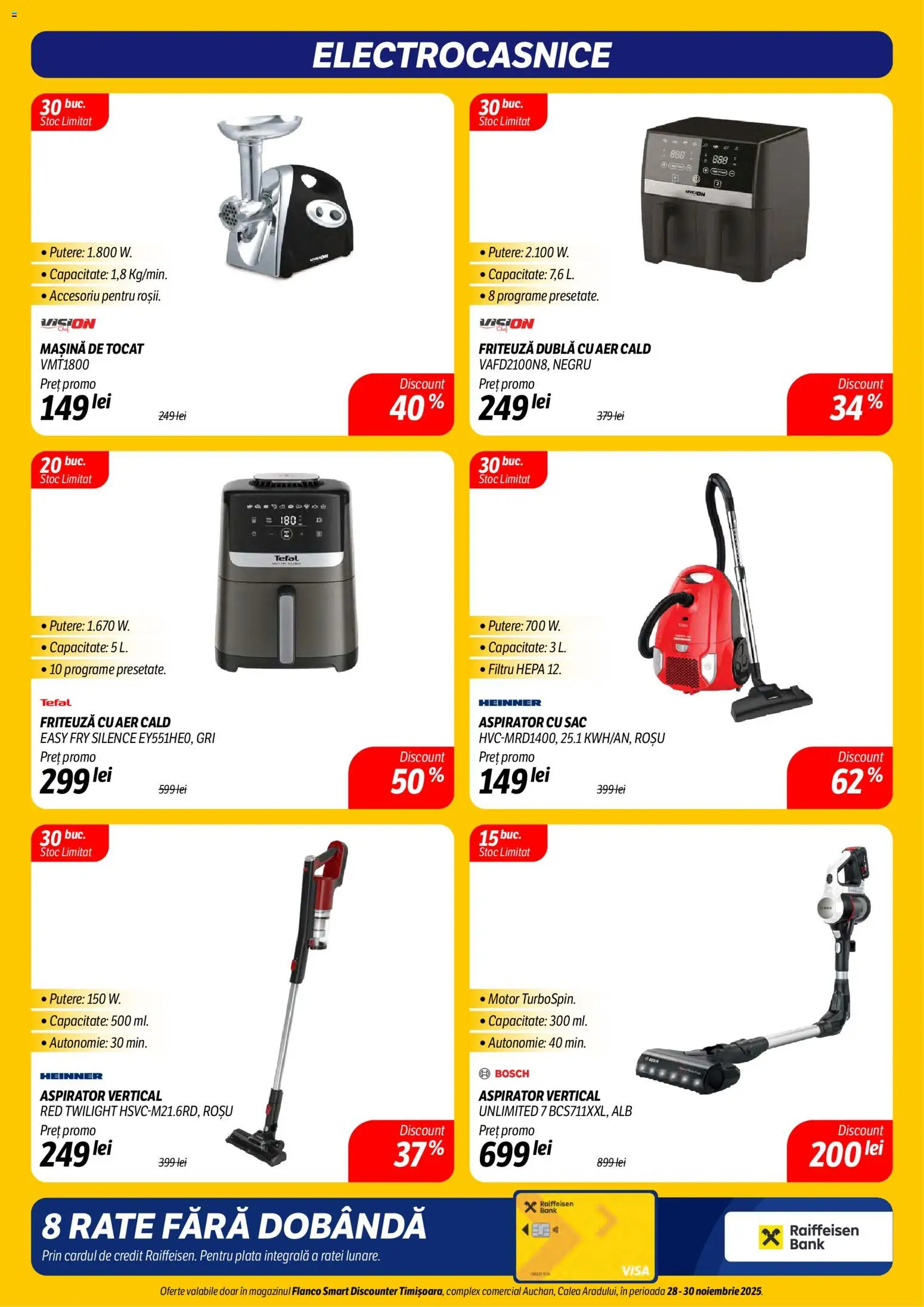 Catalog Flanco 28 - 29 Noiembrie 2025 | Pagina 7 | Produse: Mașină de tocat, Ginseng, Aspirator, Friteuză