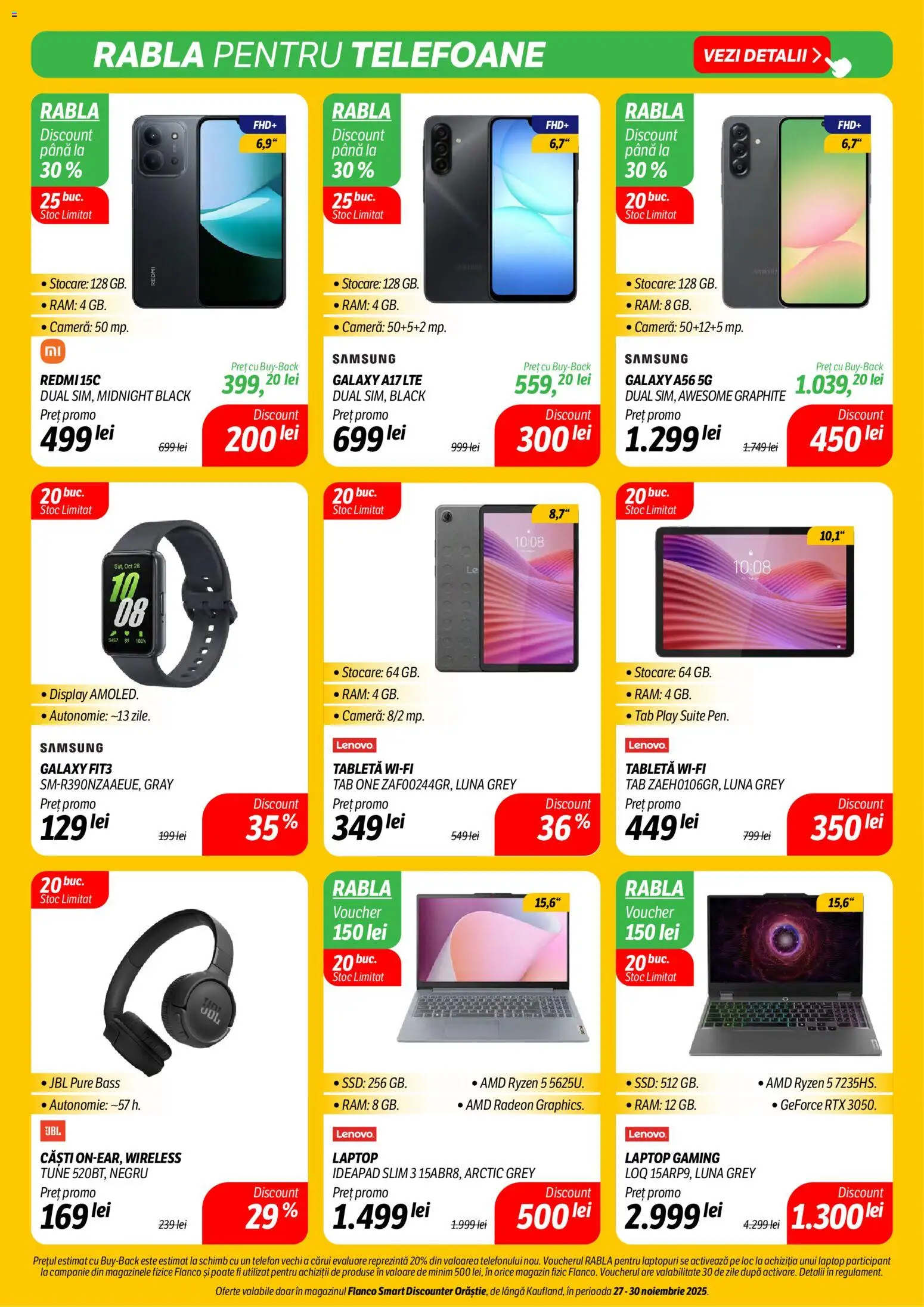 Catalog Flanco 27 - 29 Noiembrie 2025 | Pagina 2 | Produse: Laptop, Telefon, Căști, Cameră
