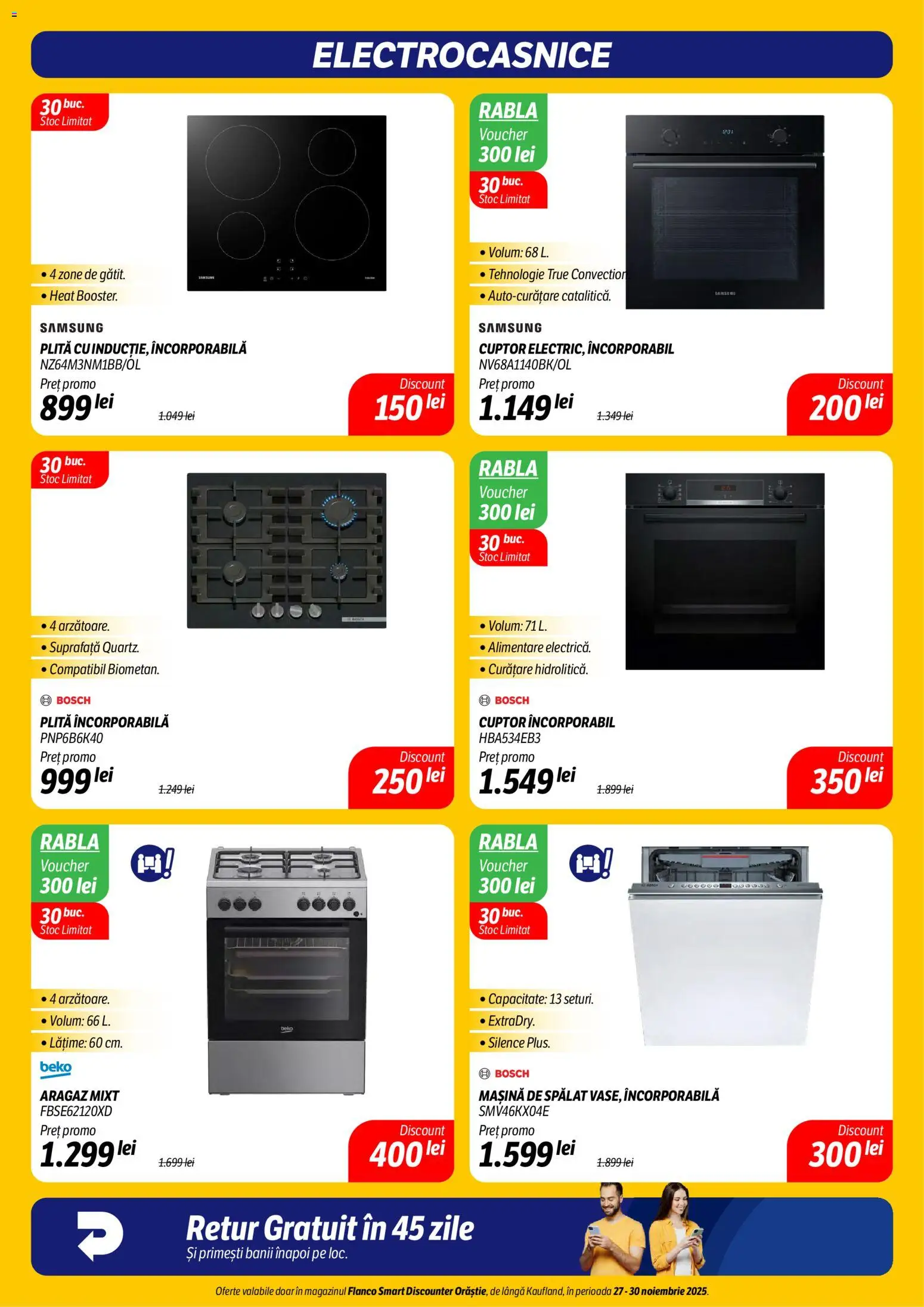 Catalog Flanco 27 - 29 Noiembrie 2025 | Pagina 6 | Produse: Mașină De Spălat, Cuptor, Plită, Aragaz