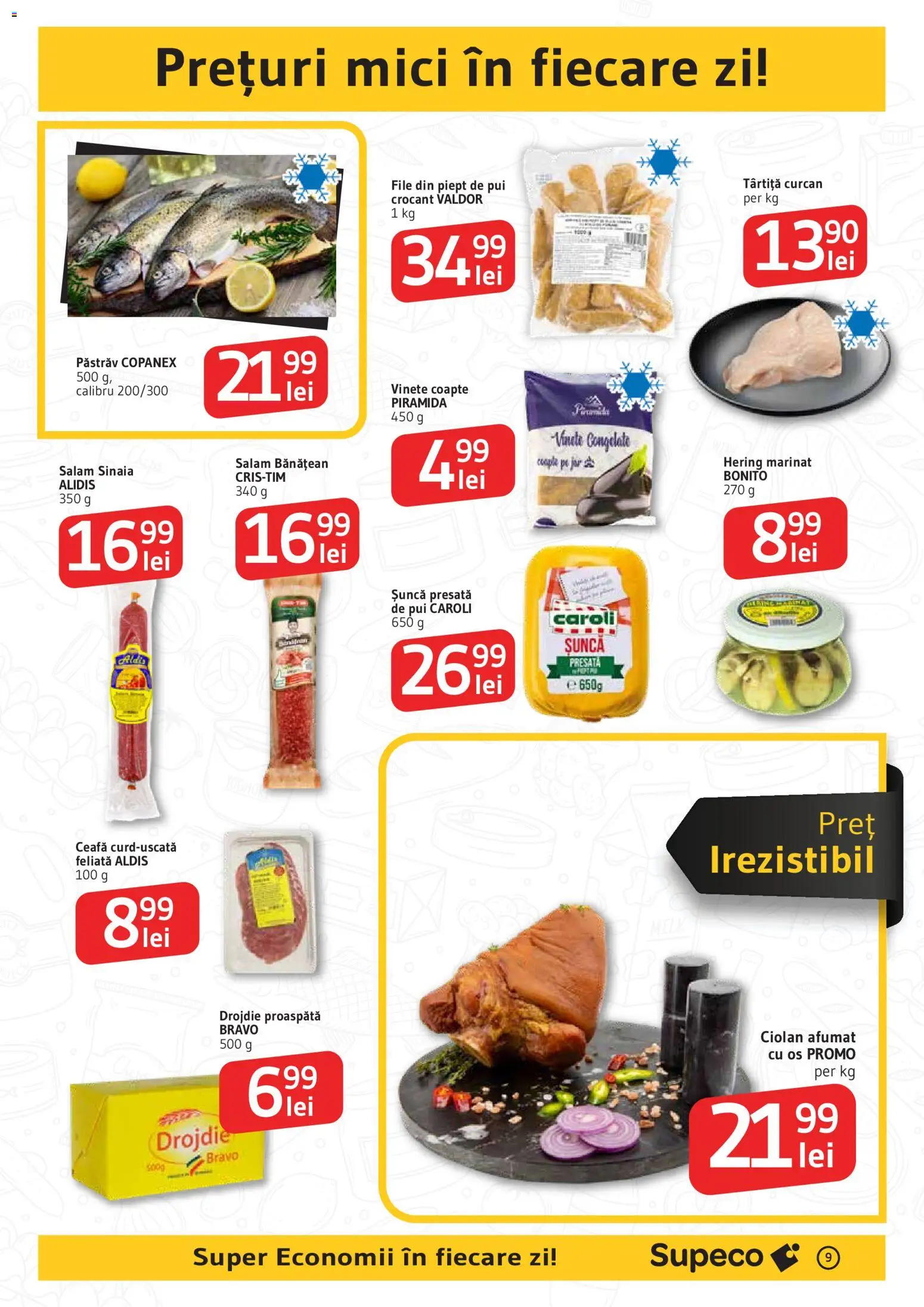 Catalog Supeco 27 Noiembrie - 9 Decembrie 2025 | Pagina 9 | Produse: Hacıyatmaz Kedi Oyuncağı, Mici, Salam, Șuncă
