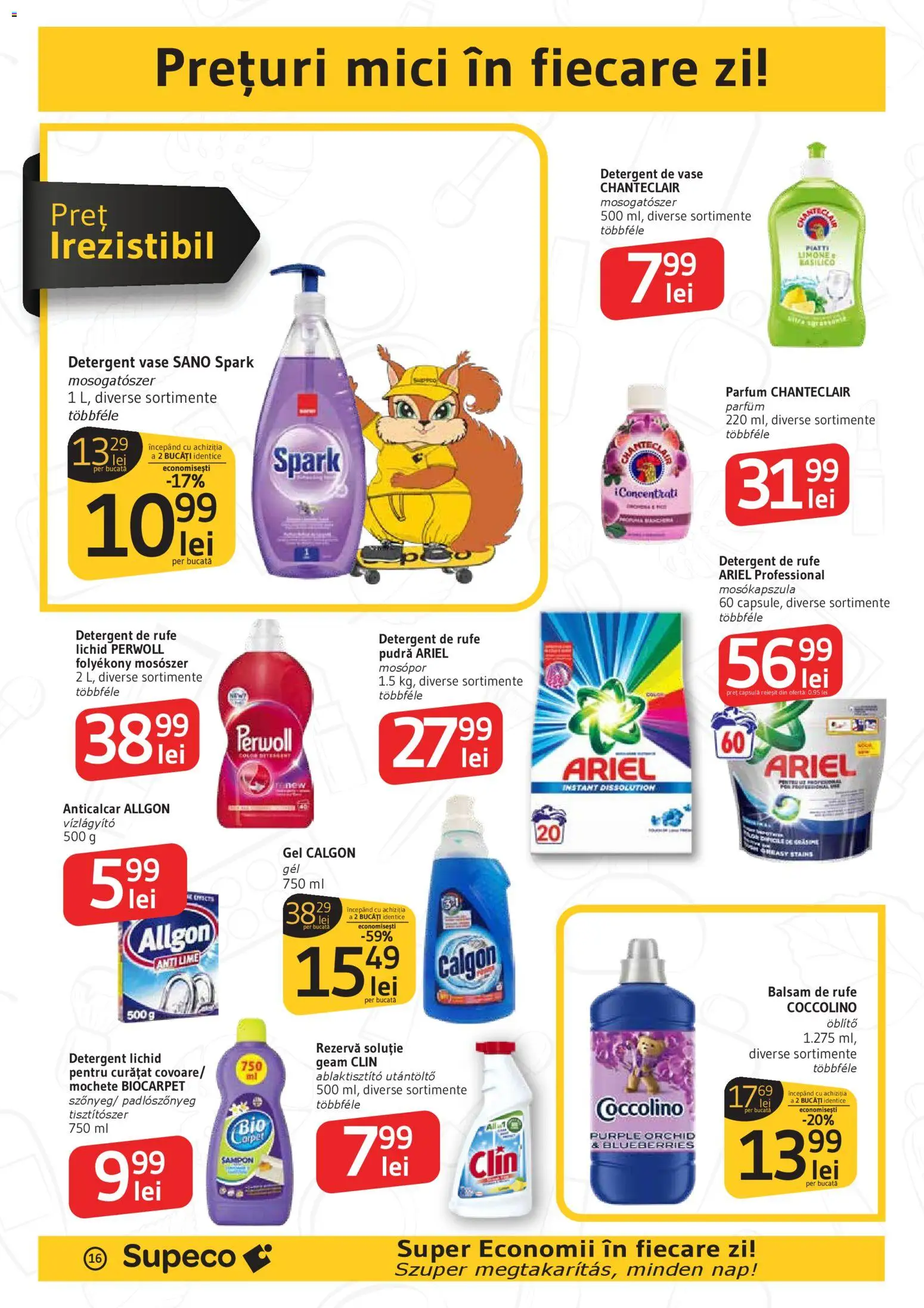 Catalog Supeco 27 Noiembrie - 9 Decembrie 2025 | Pagina 16 | Produse: Detergent de vase, Mici, Parfum, Balsam