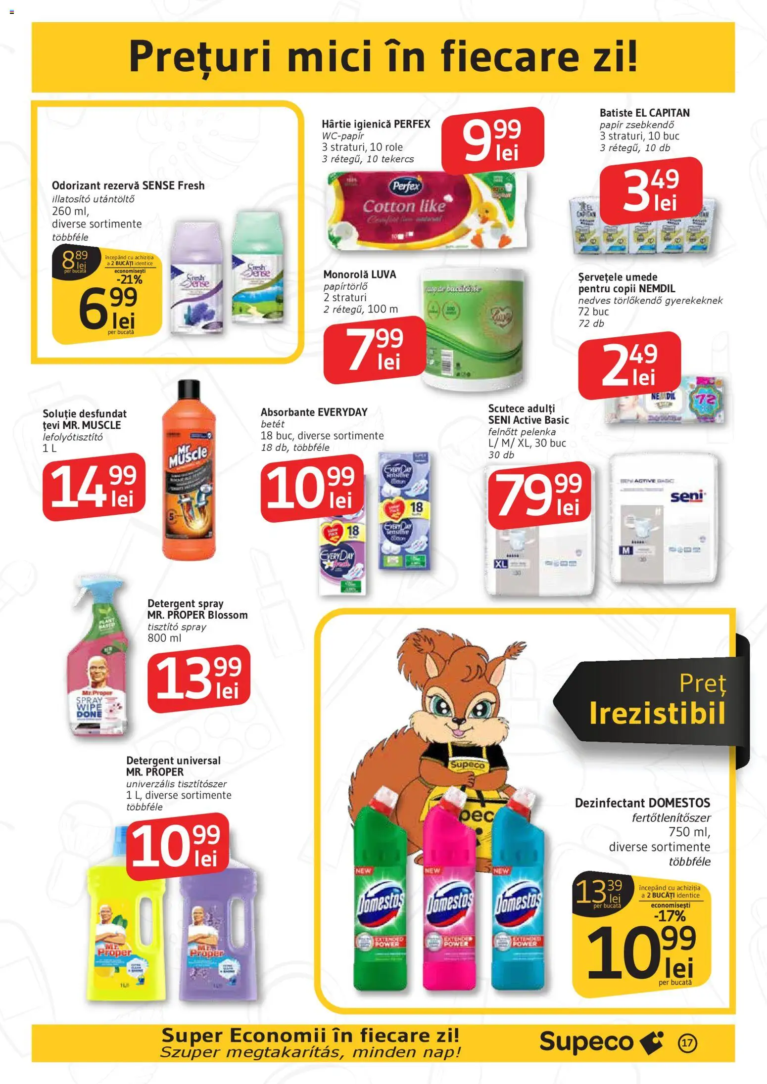 Catalog Supeco 27 Noiembrie - 9 Decembrie 2025 | Pagina 17 | Produse: Role, Detergent, Absorbante, Scutece