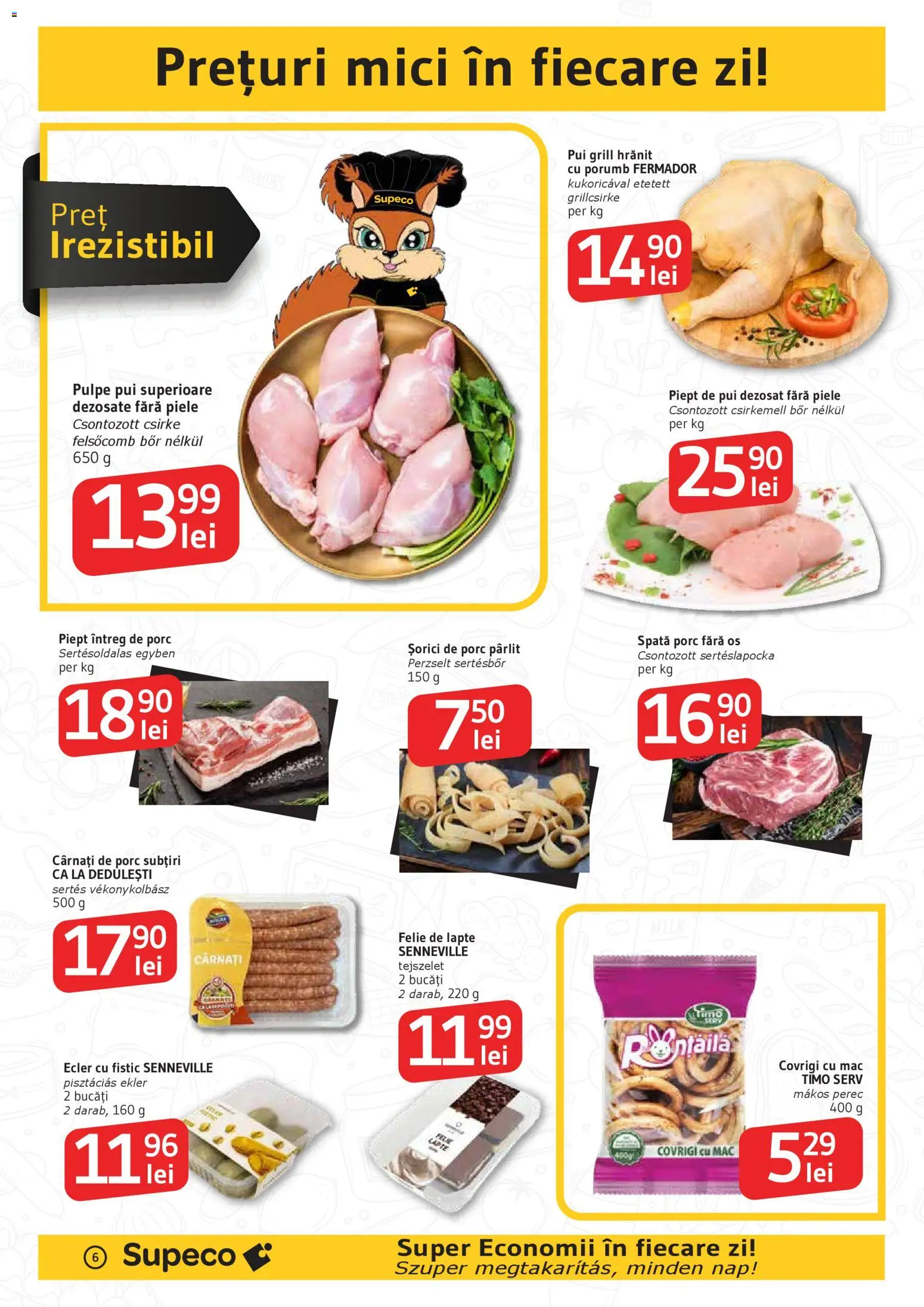 Catalog Supeco 27 Noiembrie - 9 Decembrie 2025 | Pagina 6 | Produse: Hacıyatmaz Kedi Oyuncağı, Lapte, Porumb, Cârnați