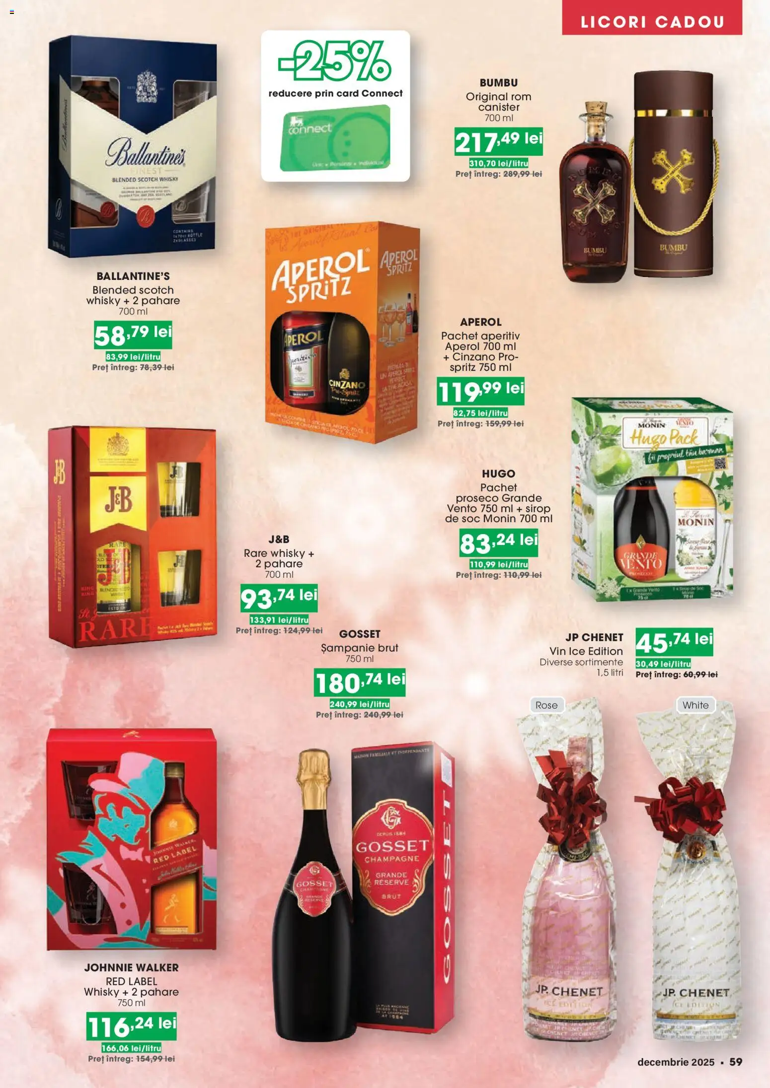 Catalog Mega Image 27 Noiembrie 2025 - 3 Ianuarie 2026 | Pagina 59 | Produse: Pahare, Vin, Rom, Aperol