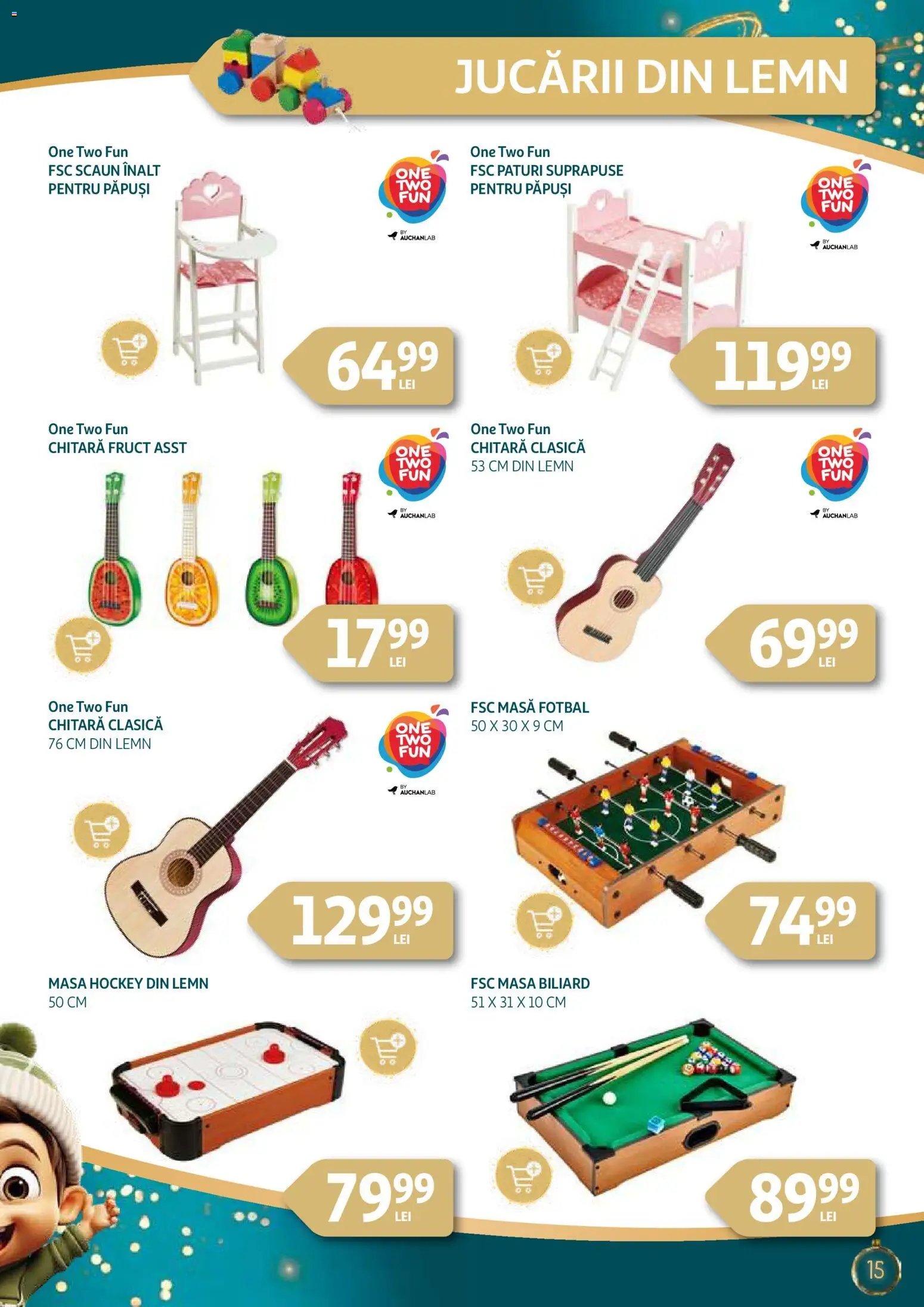 Catalog Auchan 26 Noiembrie - 23 Decembrie 2025 | Pagina 15 | Produse: Masă, Scaun