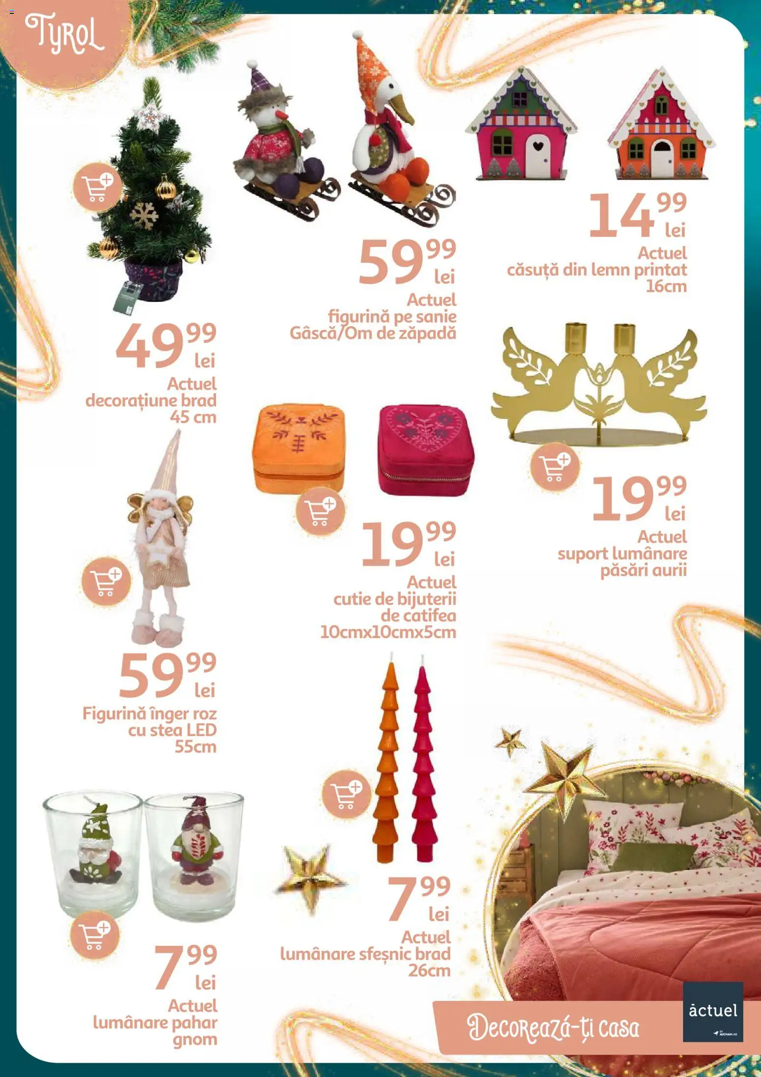 Catalog Auchan 26 Noiembrie - 23 Decembrie 2025 | Pagina 12 | Produse: Babak, Lumânare, Suport lumânare, Sfeșnic