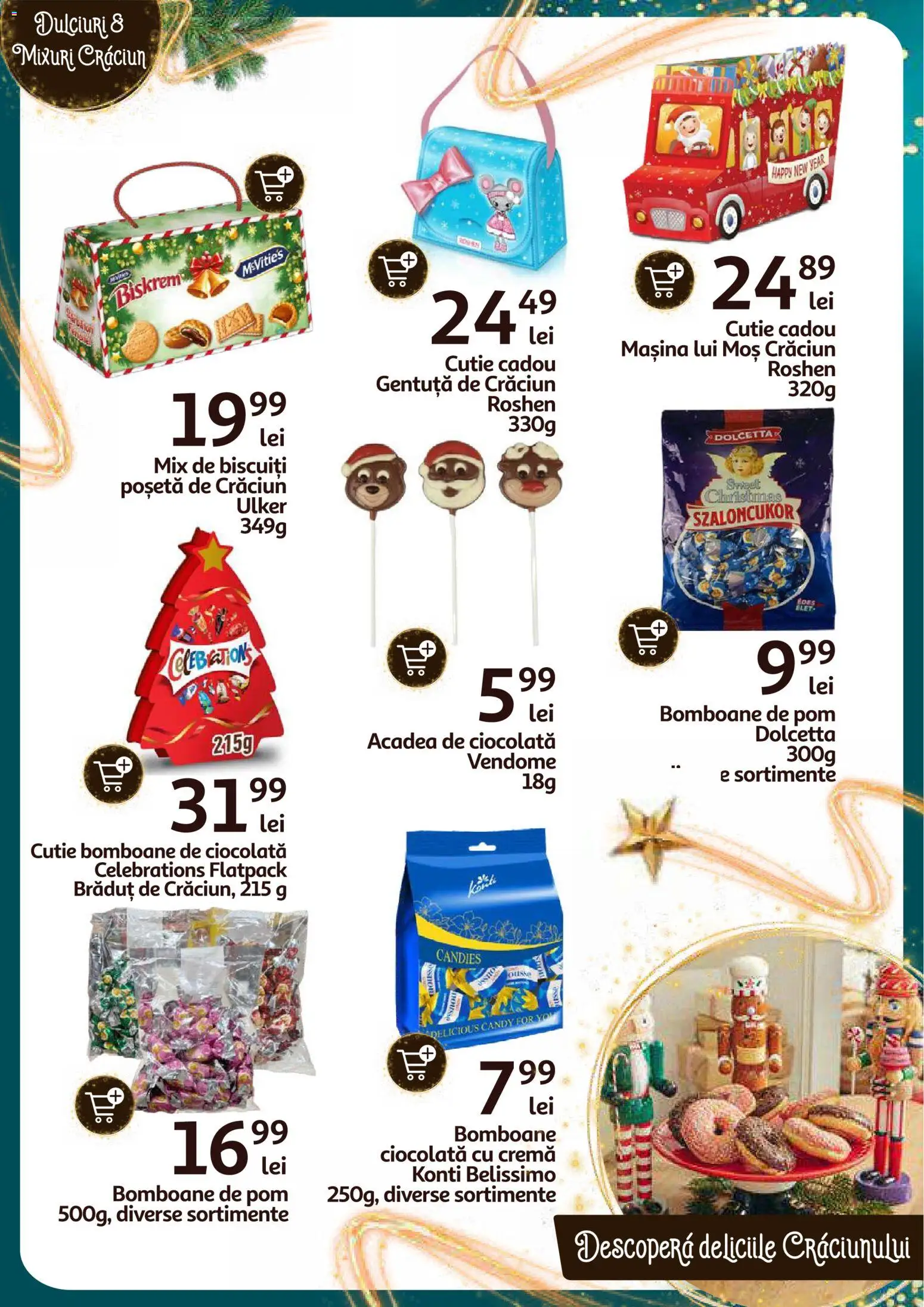 Catalog Auchan 26 Noiembrie - 23 Decembrie 2025 | Pagina 23 | Produse: Cutie, Cremă, Bomboane, Biscuiți