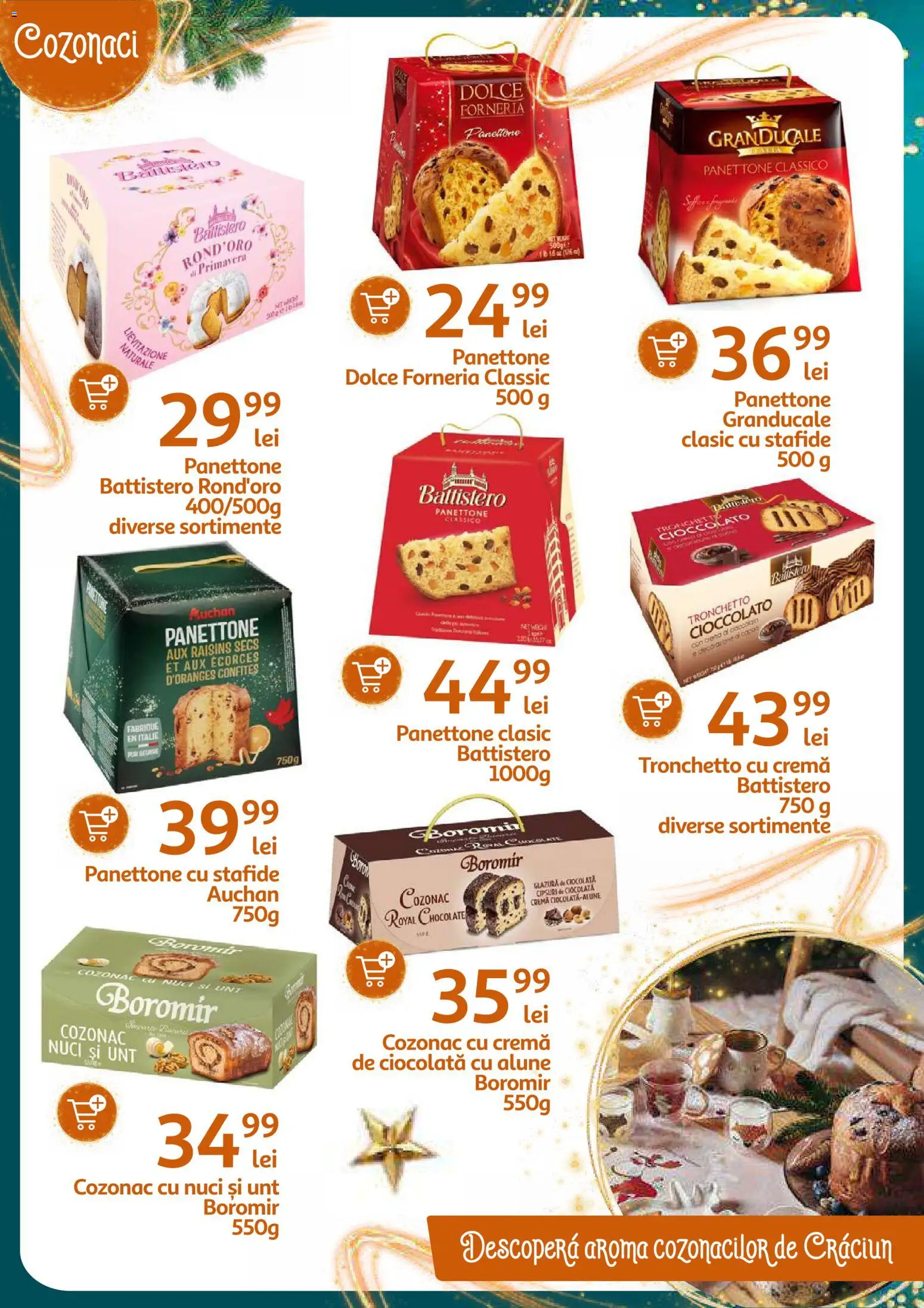 Catalog Auchan 26 Noiembrie - 23 Decembrie 2025 | Pagina 28 | Produse: Unt, Cremă, Ciocolată, Stafide
