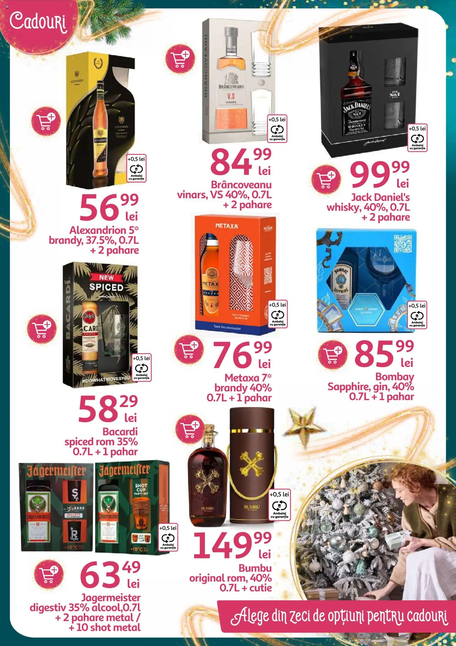 Catalog Auchan 26 Noiembrie - 23 Decembrie 2025 | Pagina 33 | Produse: Pahare, Cutie, Rom, Whiskey