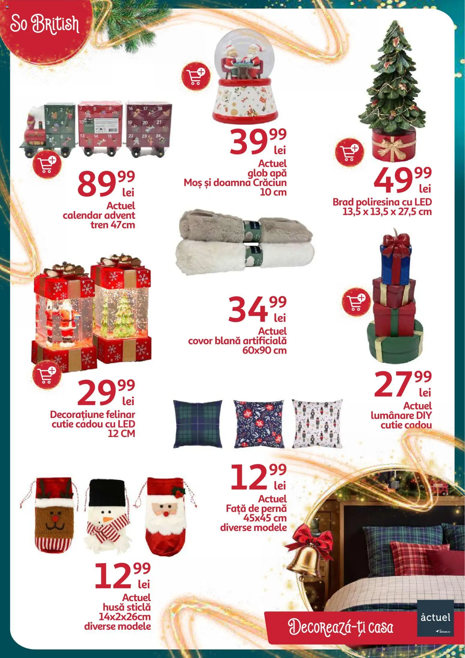 Catalog Auchan 26 Noiembrie - 23 Decembrie 2025 | Pagina 4 | Produse: Pernă, Cutie, Lumânare, Apă