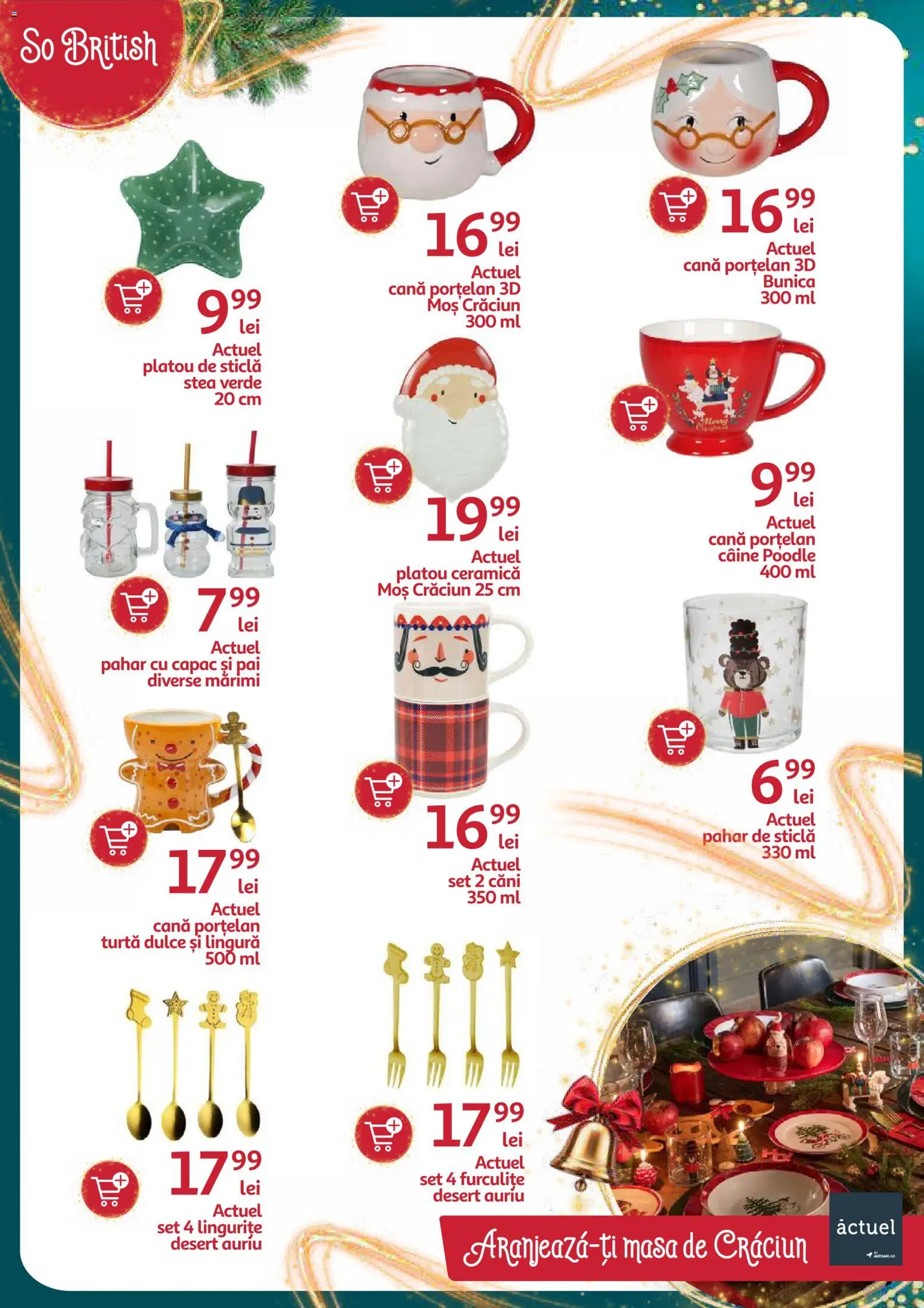 Catalog Auchan 26 Noiembrie - 23 Decembrie 2025 | Pagina 5 | Produse: Masă, Turtă dulce