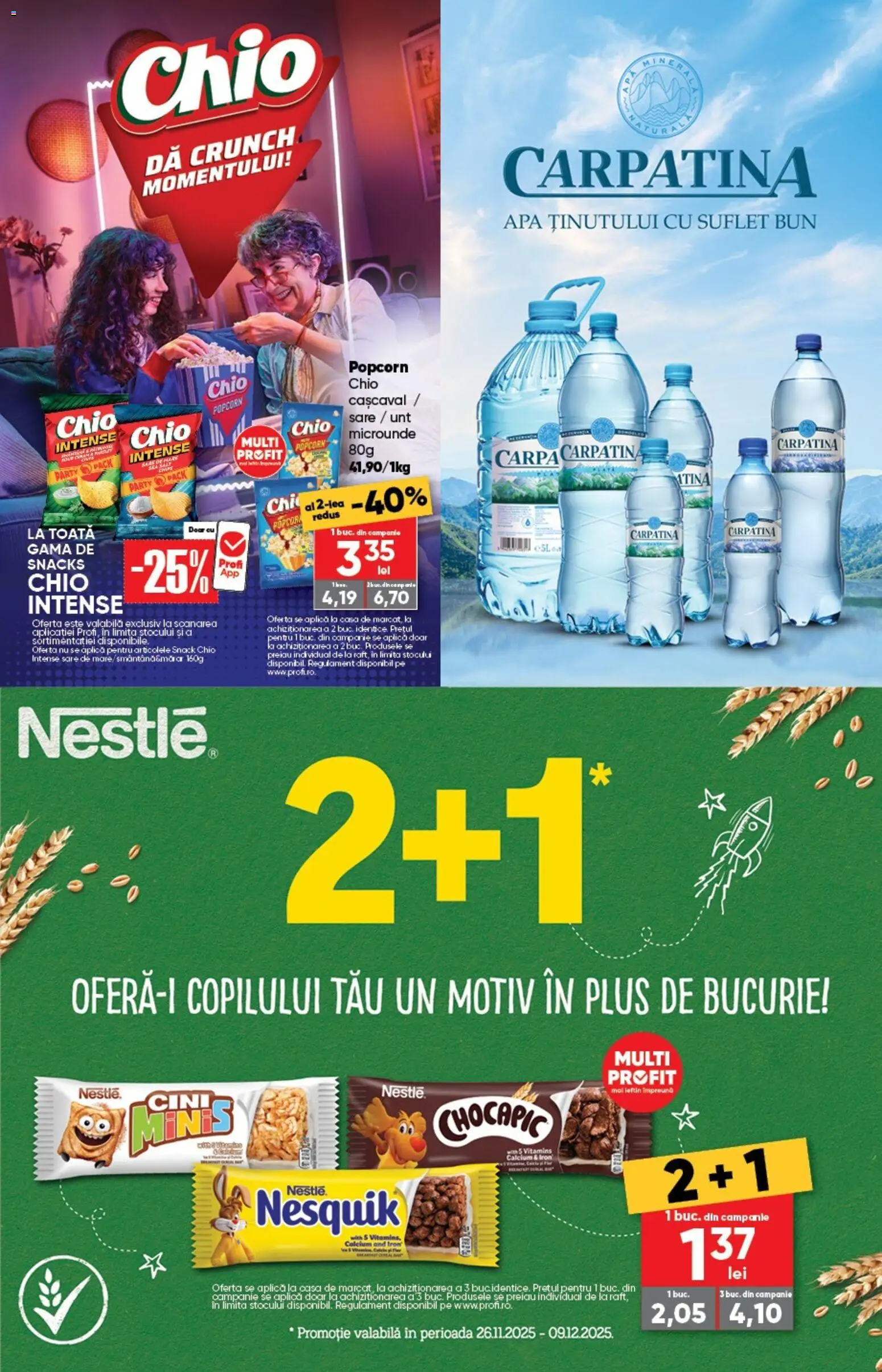 Catalog Profi 26 Noiembrie - 8 Decembrie 2025 | Pagina 15 | Produse: Cașcaval, Unt, Apă, Sare