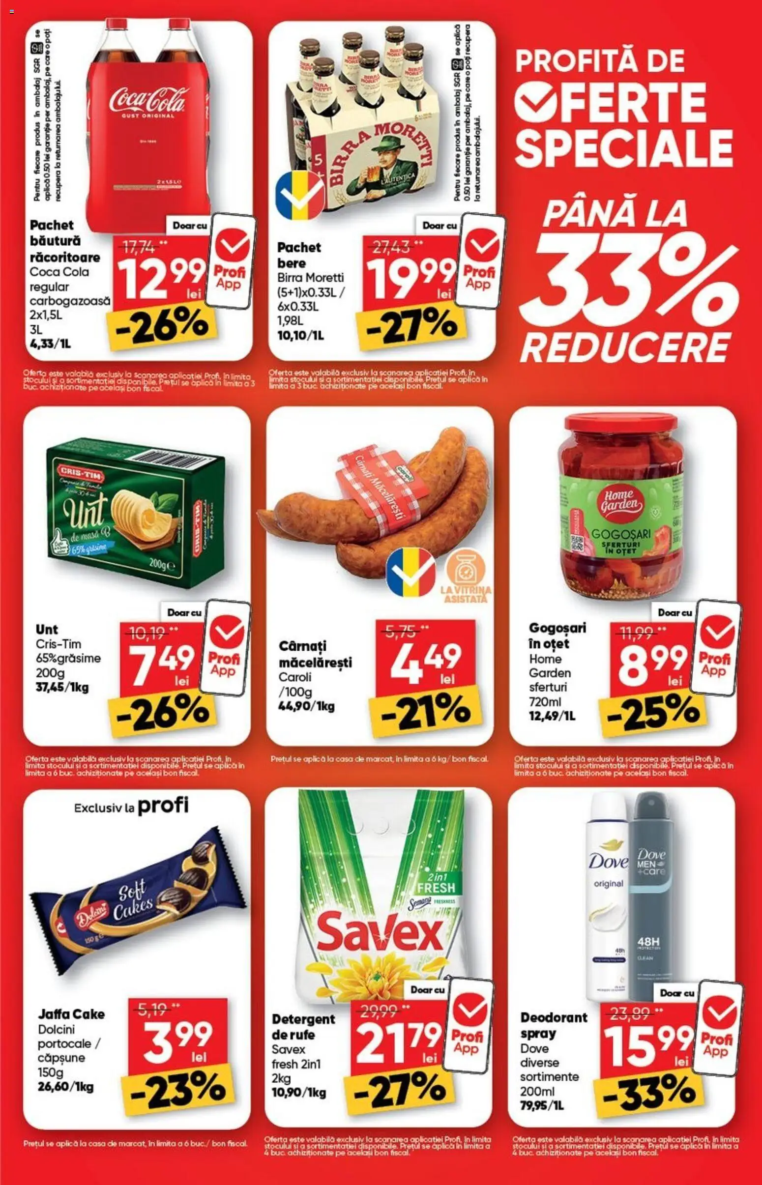 Catalog Profi 26 Noiembrie - 8 Decembrie 2025 | Pagina 3 | Produse: Masă, Portocale, Deodorant, Cârnați
