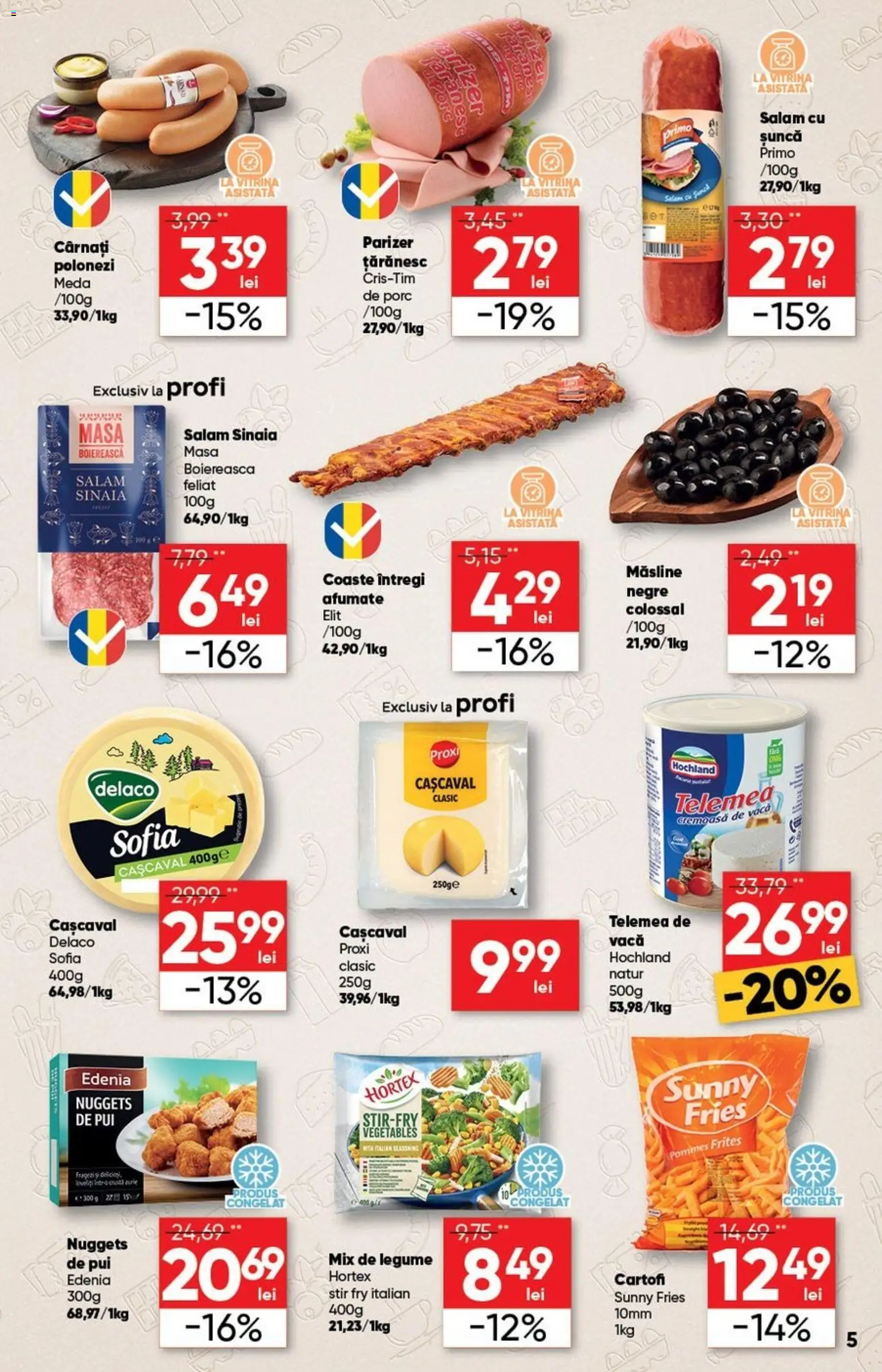 Catalog Profi 26 Noiembrie - 8 Decembrie 2025 | Pagina 5 | Produse: Măsline, Salam, Legume, Cârnați