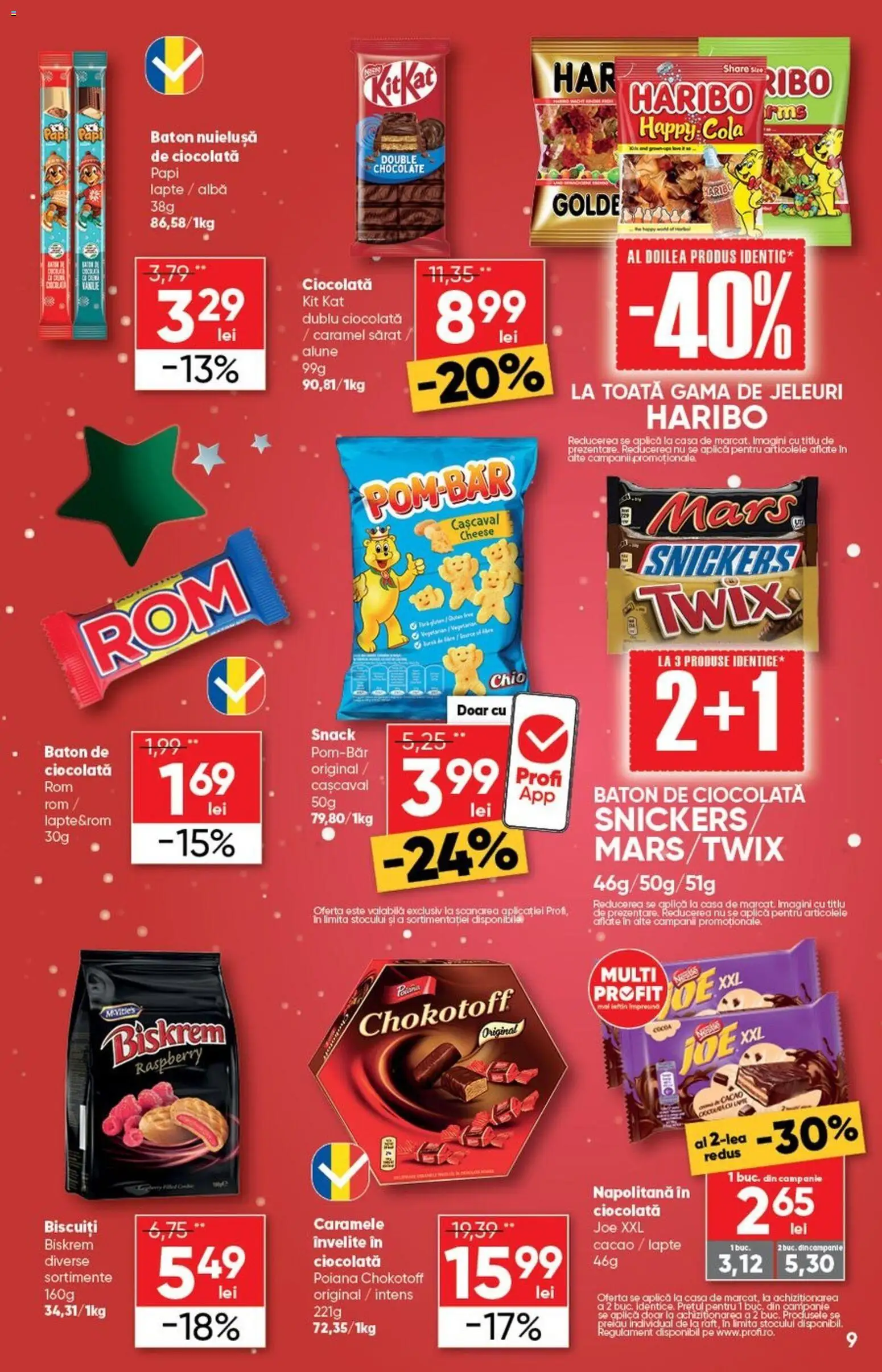 Catalog Profi 26 Noiembrie - 8 Decembrie 2025 | Pagina 9 | Produse: Cașcaval, Cacao, Jeleuri, Caramele