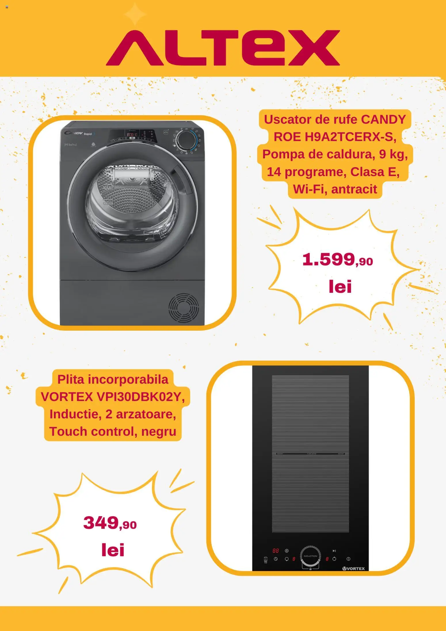 Catalog Altex 27 Noiembrie - 2 Decembrie 2025 | Pagina 6 | Produse: Uscător, Plită