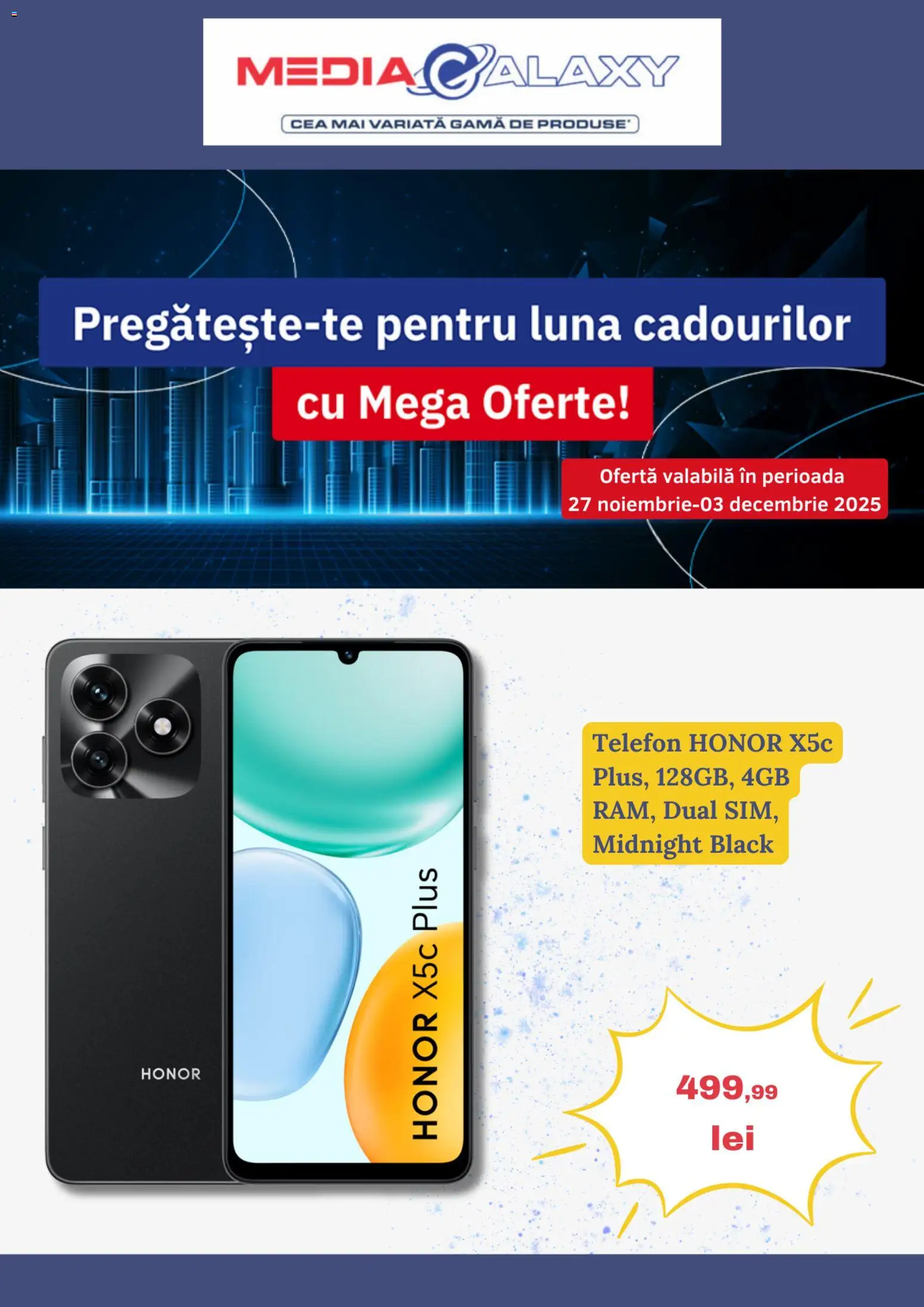 Catalog Media Galaxy 27 Noiembrie - 2 Decembrie 2025 | Pagina 1 | Produse: Telefon