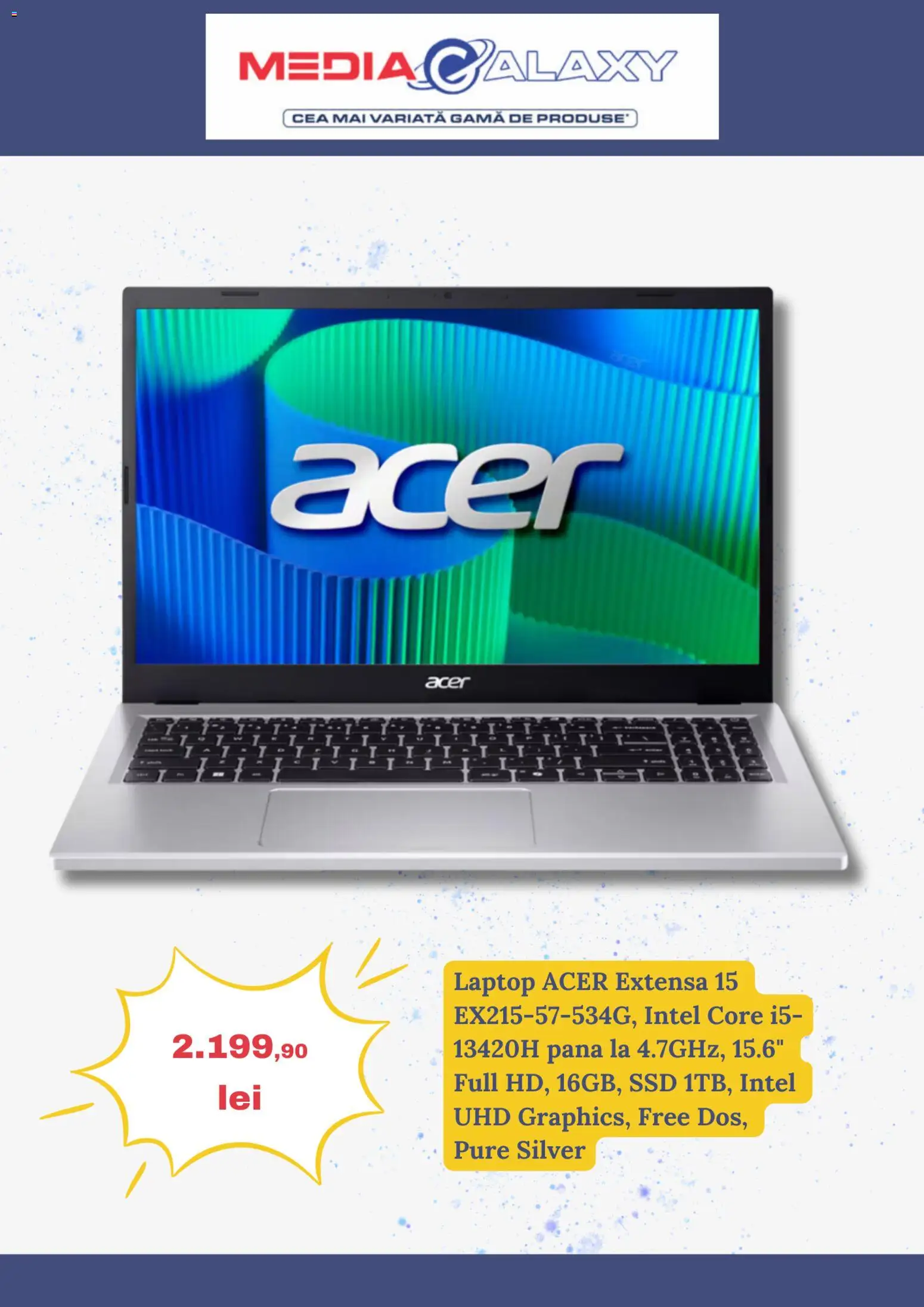 Catalog Media Galaxy 27 Noiembrie - 2 Decembrie 2025 | Pagina 3 | Produse: Laptop