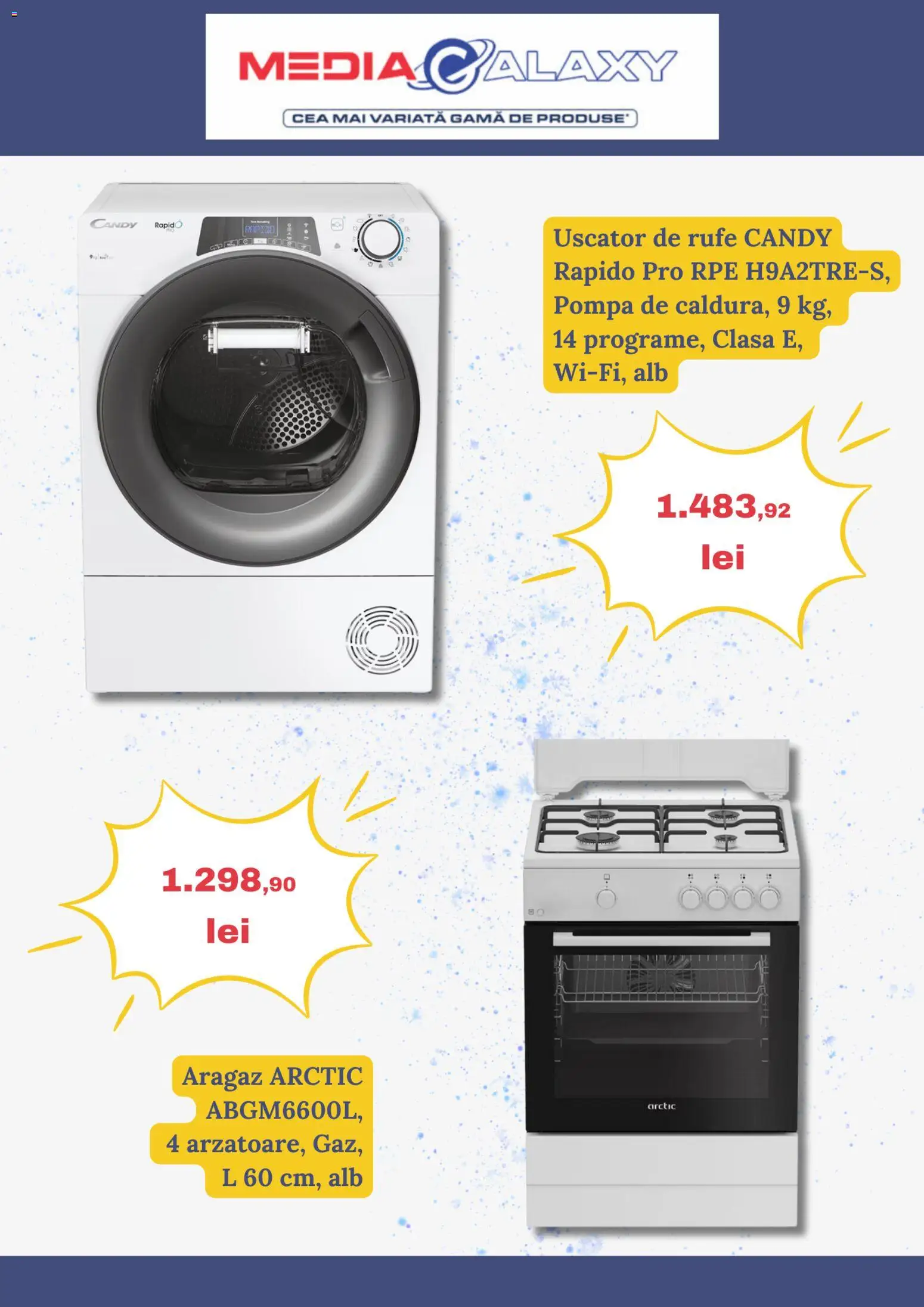 Catalog Media Galaxy 27 Noiembrie - 2 Decembrie 2025 | Pagina 6 | Produse: Uscător, Aragaz