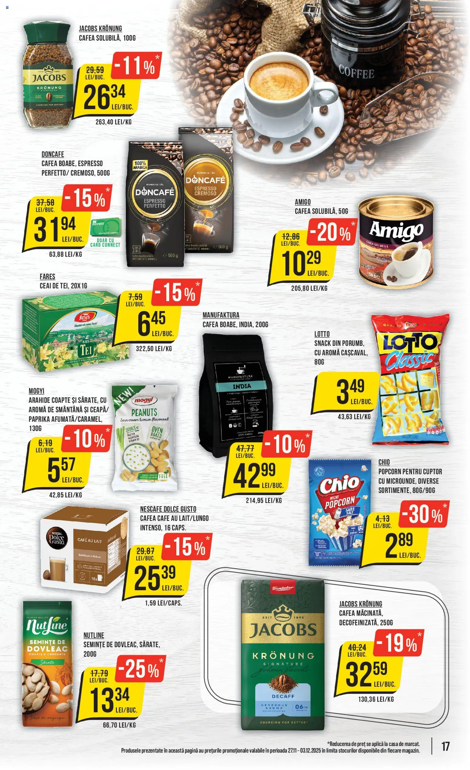 Catalog Mega Image 27 Noiembrie - 2 Decembrie 2025 | Pagina 17 | Produse: Arahide, Ceai, Smântână, Sare