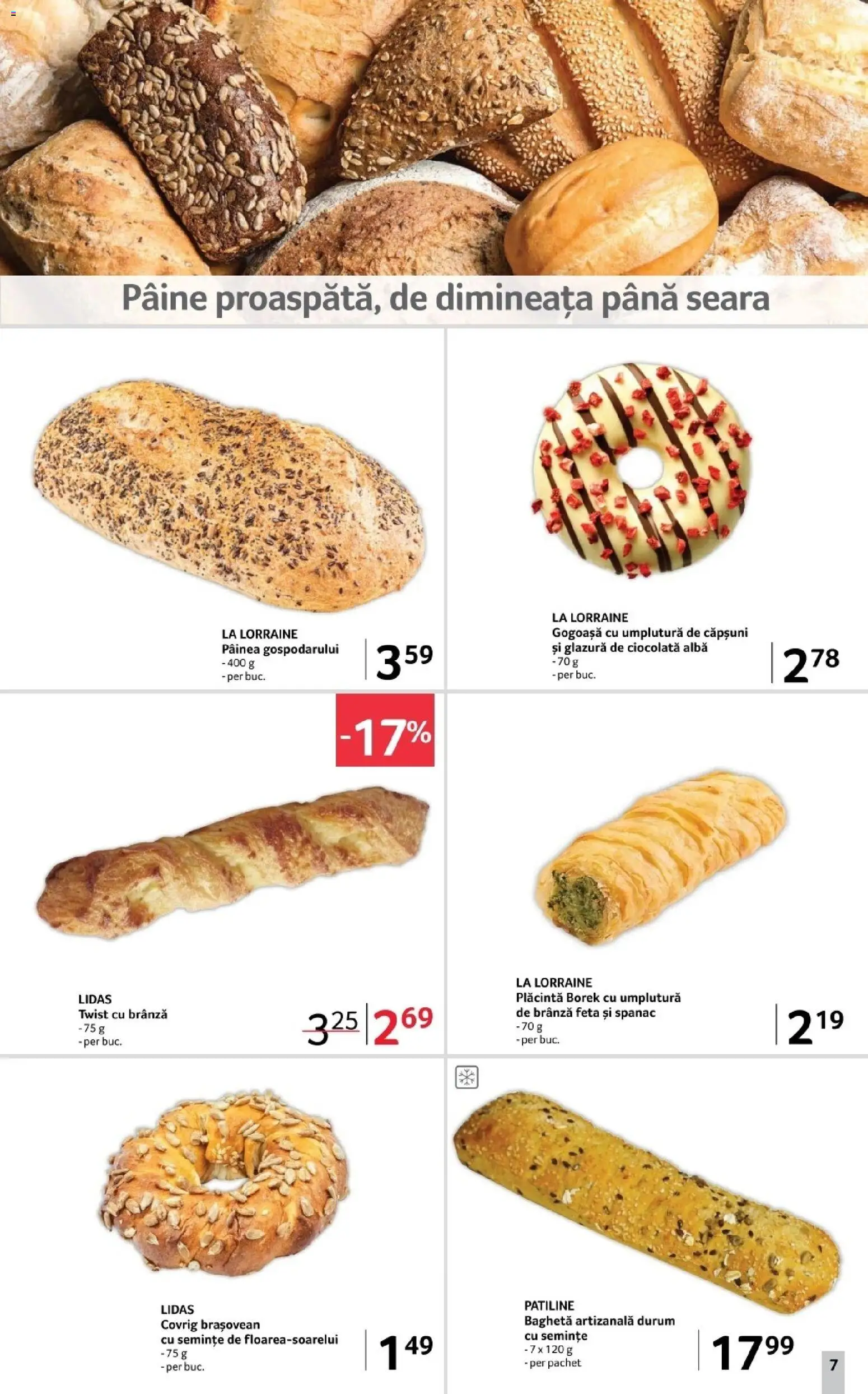 Catalog Selgros 28 Noiembrie - 10 Decembrie 2025 | Pagina 7 | Produse: Semințe, Plăcintă, Brânză, Pâine