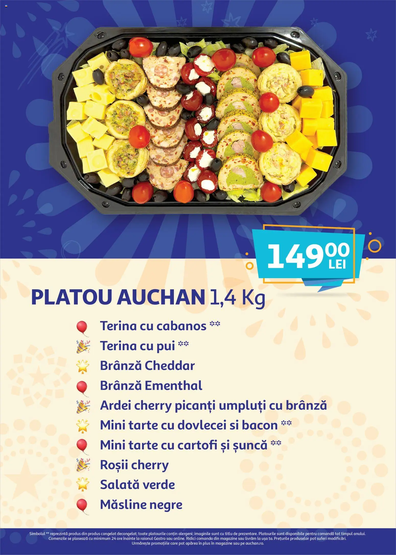 Catalog Auchan 26 Noiembrie - 30 Decembrie 2025 | Pagina 4 | Produse: Bacon, Brânză, Șuncă, Roșii