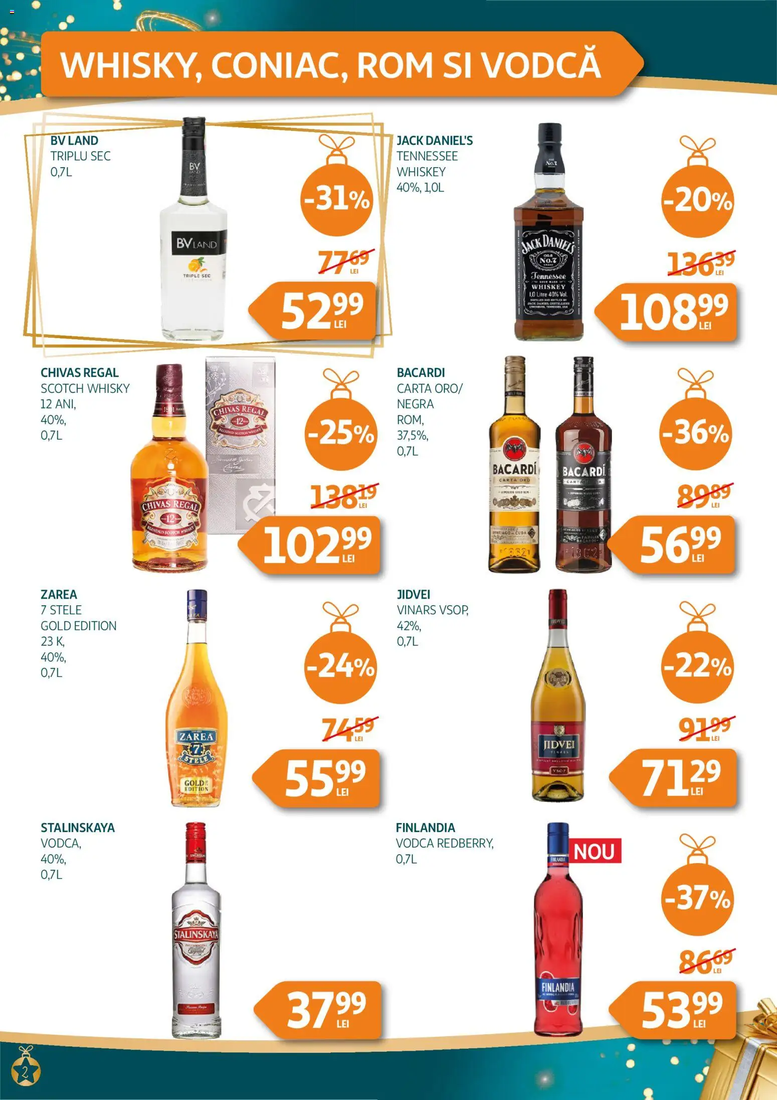 Catalog Auchan 26 Noiembrie - 30 Decembrie 2025 | Pagina 2 | Produse: Su ısıtıcı, Rom, Whiskey
