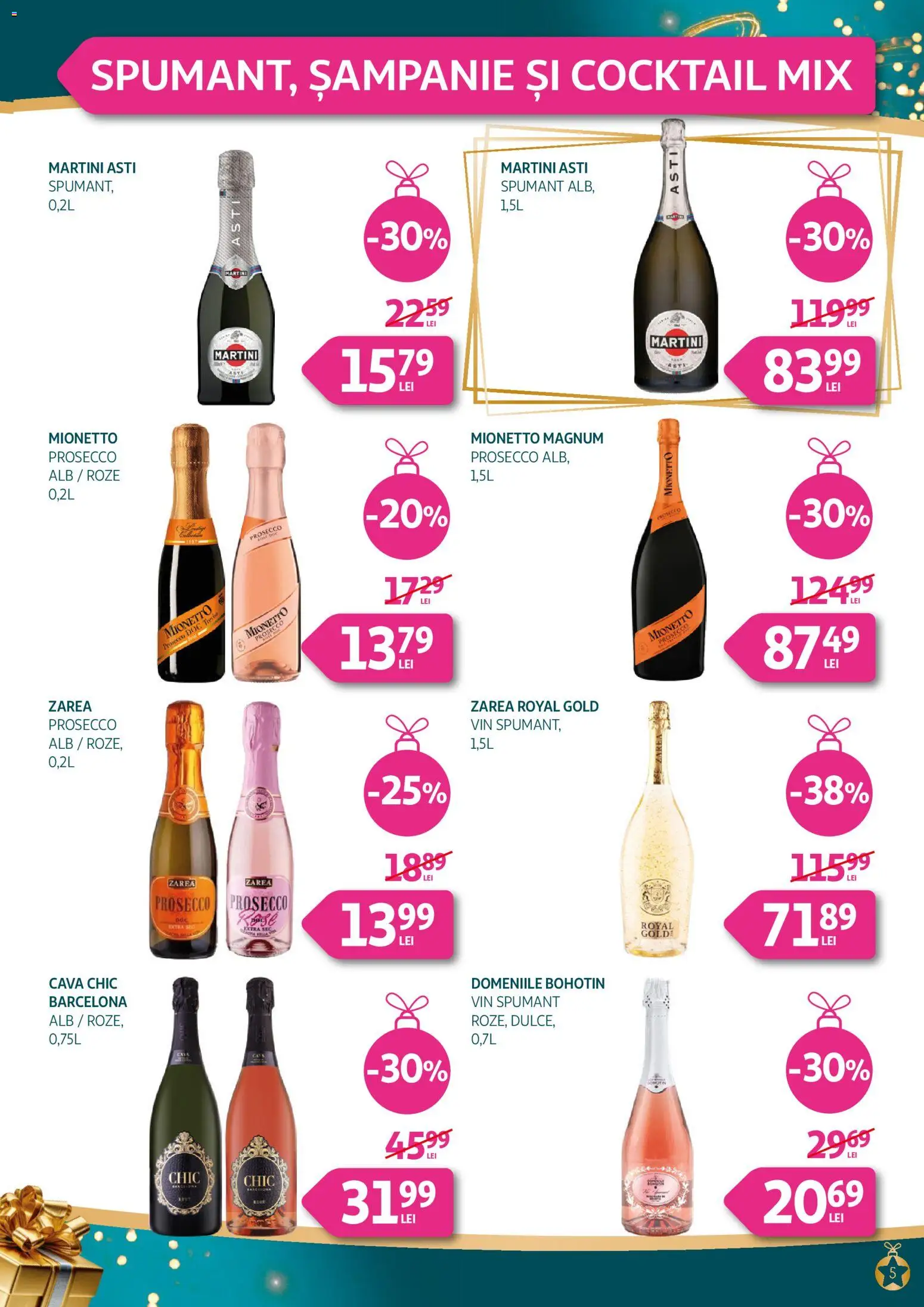 Catalog Auchan 26 Noiembrie - 30 Decembrie 2025 | Pagina 5 | Produse: Yulaf, Prosecco, Vin, Cocktail