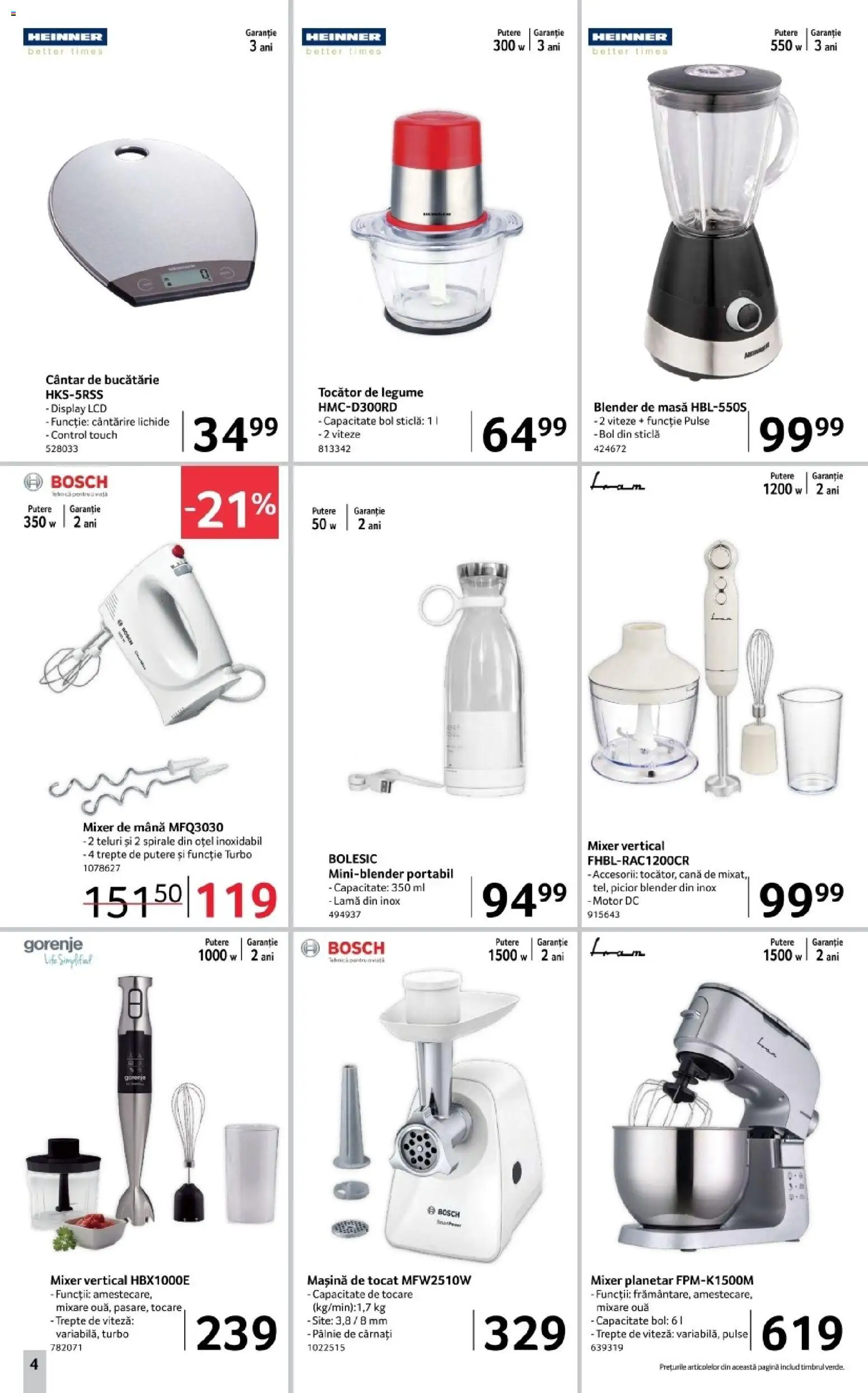 Catalog Selgros 28 Noiembrie - 10 Decembrie 2025 | Pagina 4 | Produse: Mixer, Bucătărie, Ouă, Legume