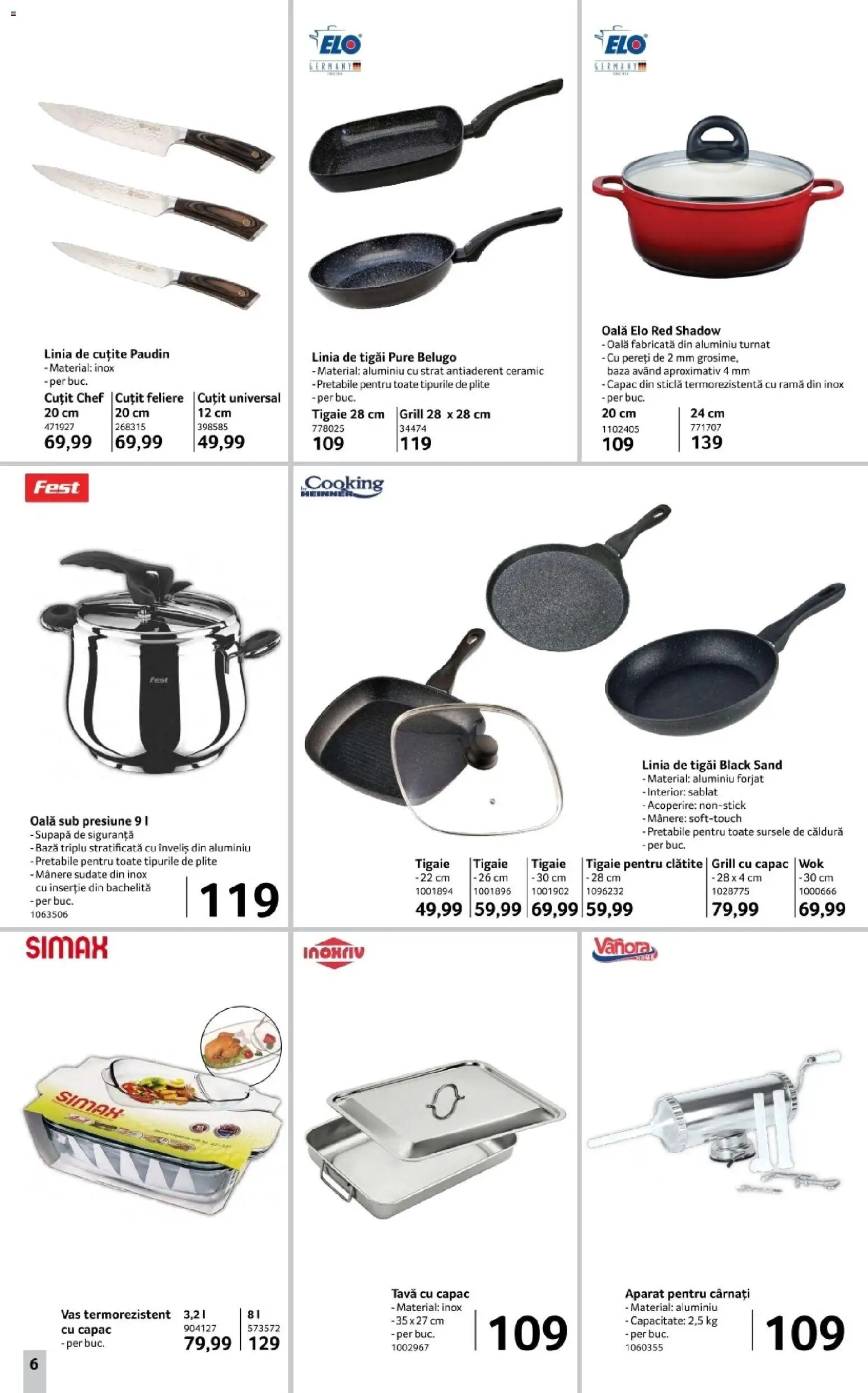 Catalog Selgros 28 Noiembrie - 10 Decembrie 2025 | Pagina 6 | Produse: Tigaie, Grill, Cuțit, Cârnați